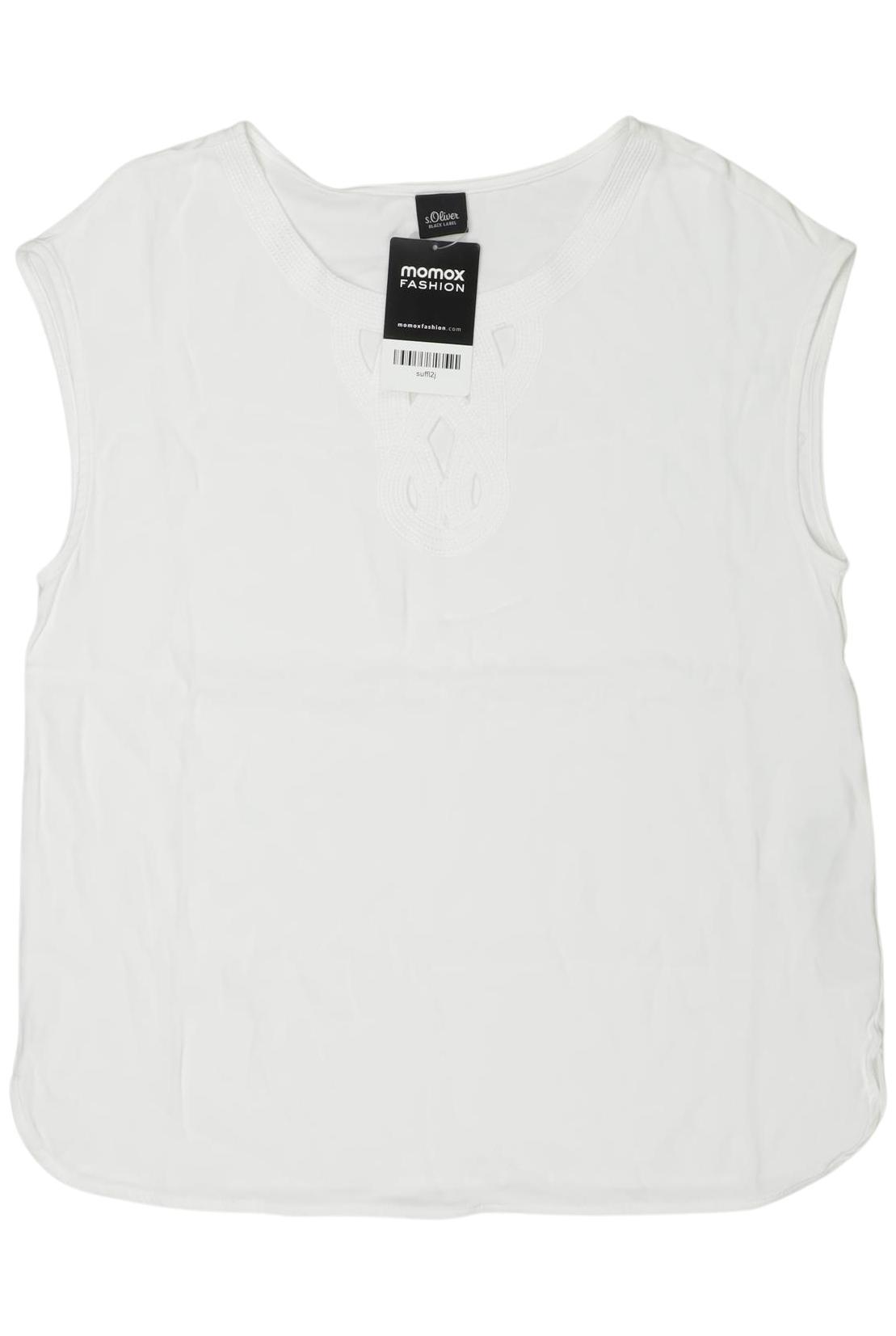 

s.Oliver Damen Top, weiß, Gr. 38
