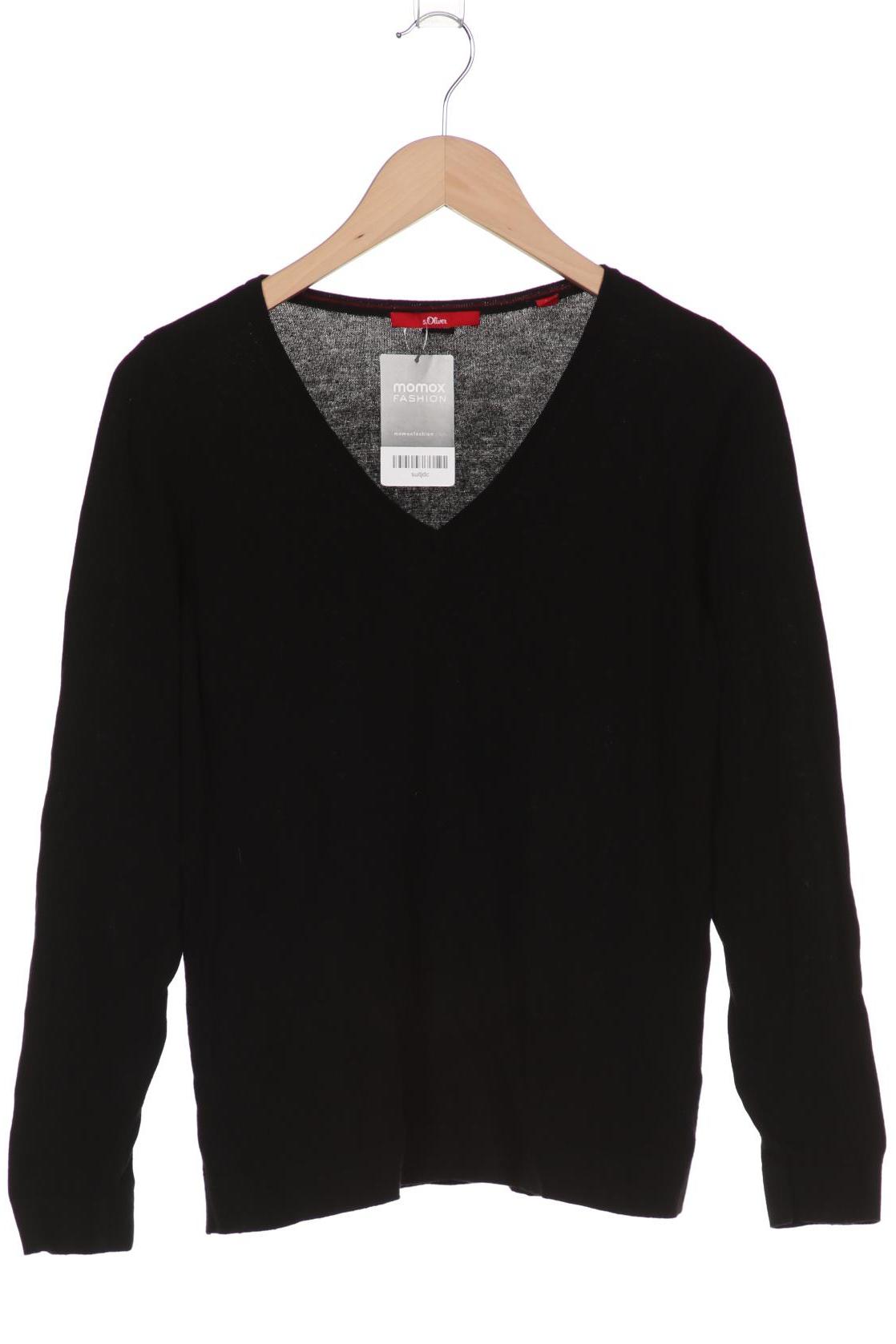 

s.Oliver Damen Pullover, schwarz