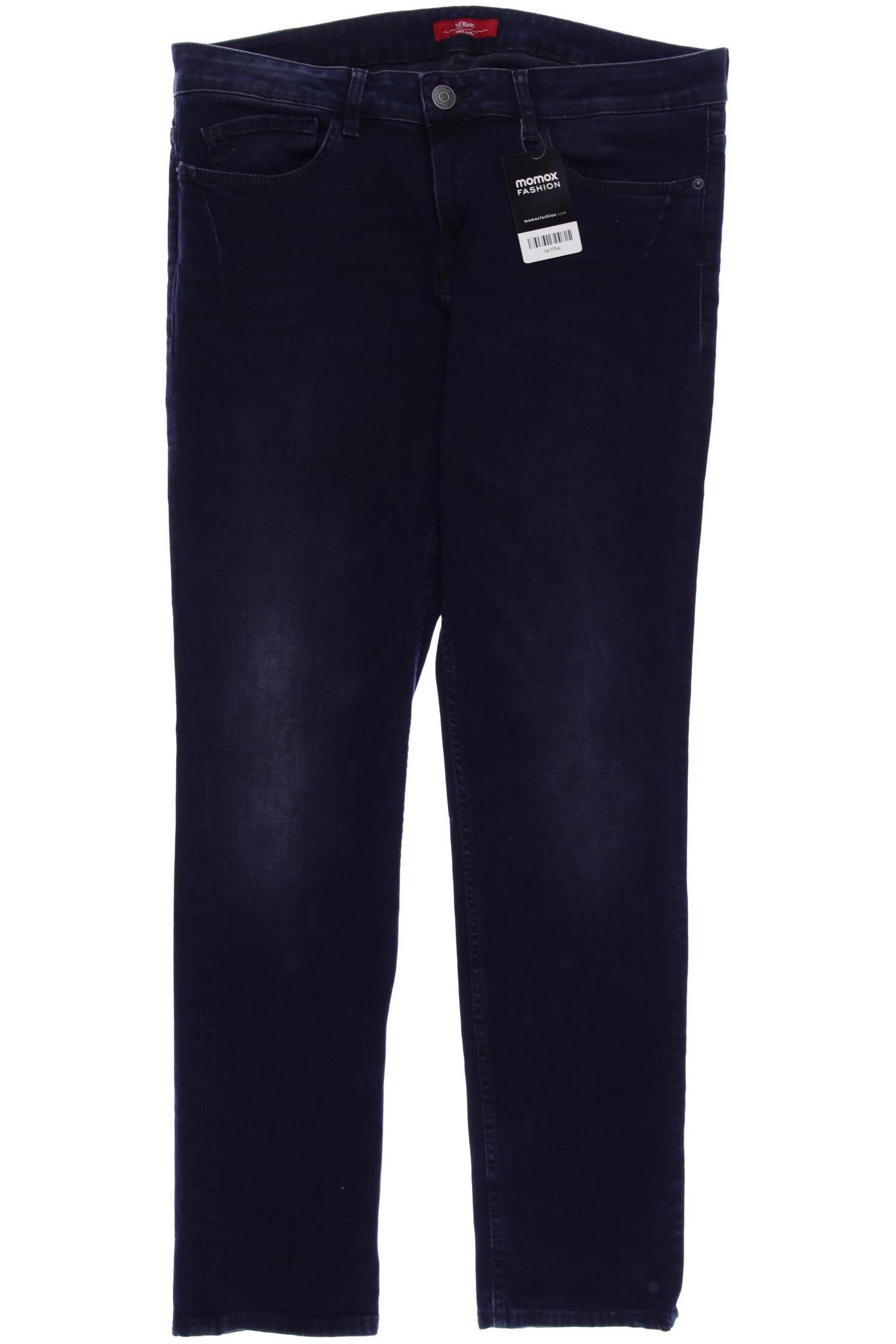 

s.Oliver Damen Jeans, marineblau