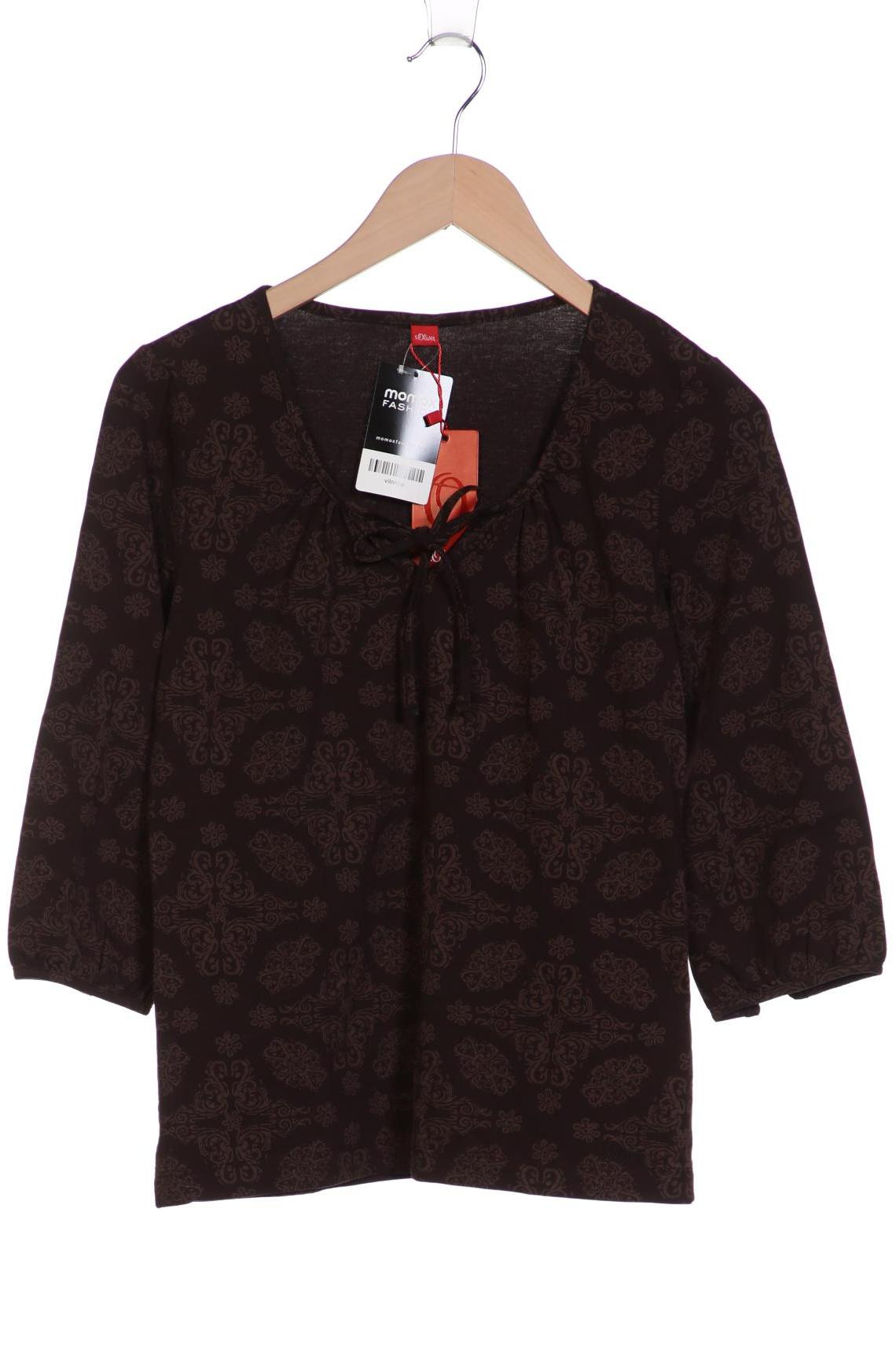 

s.Oliver Damen Langarmshirt, braun, Gr. 38