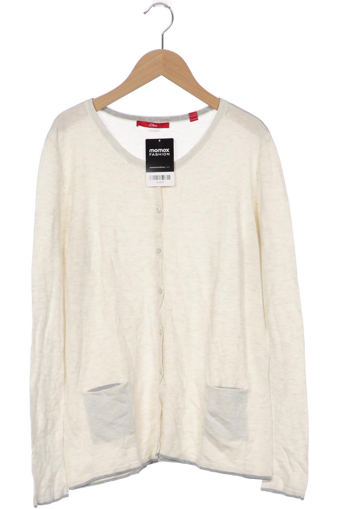 

s.Oliver Damen Strickjacke, cremeweiß, Gr. 42