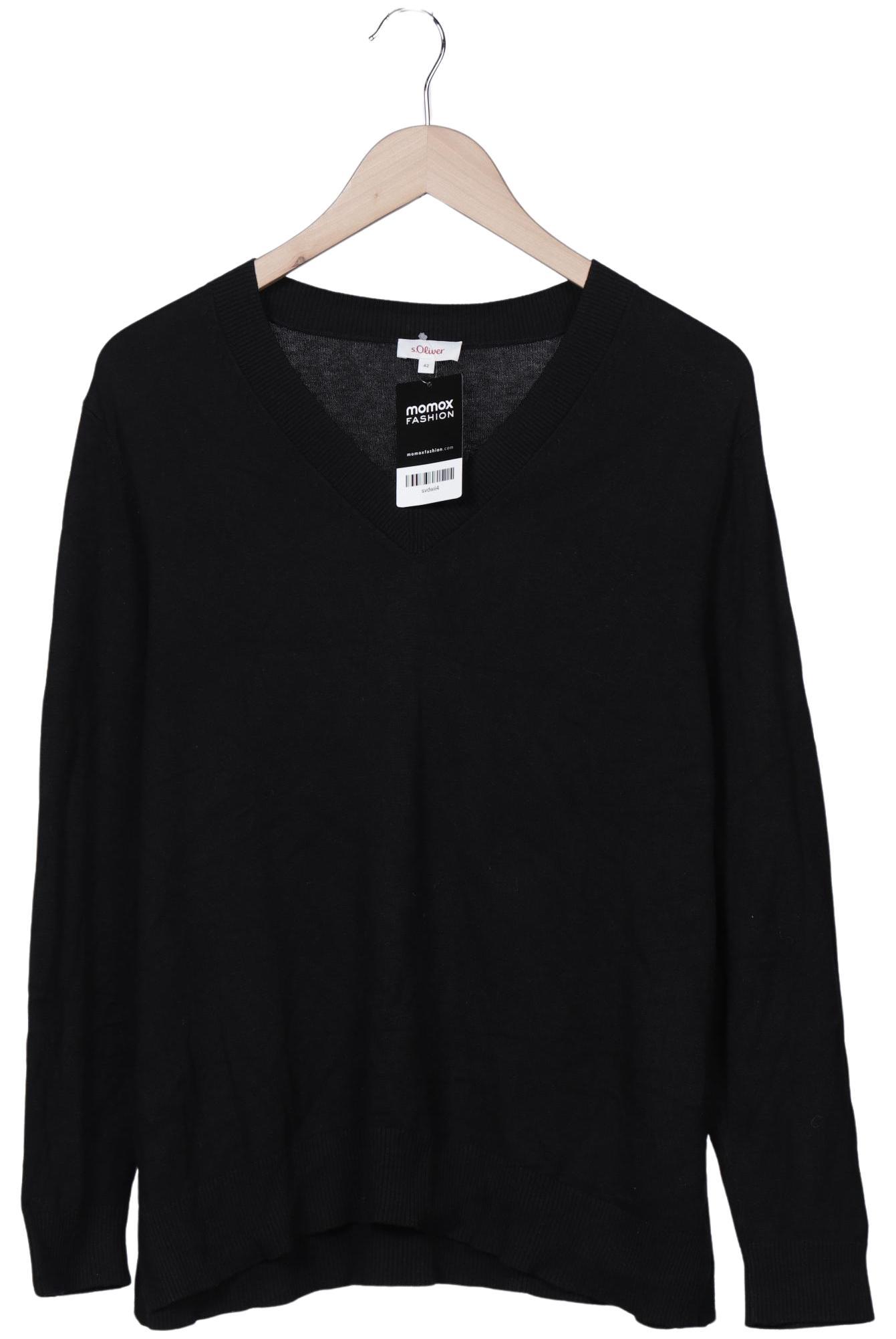 

s.Oliver Damen Pullover, schwarz, Gr. 42