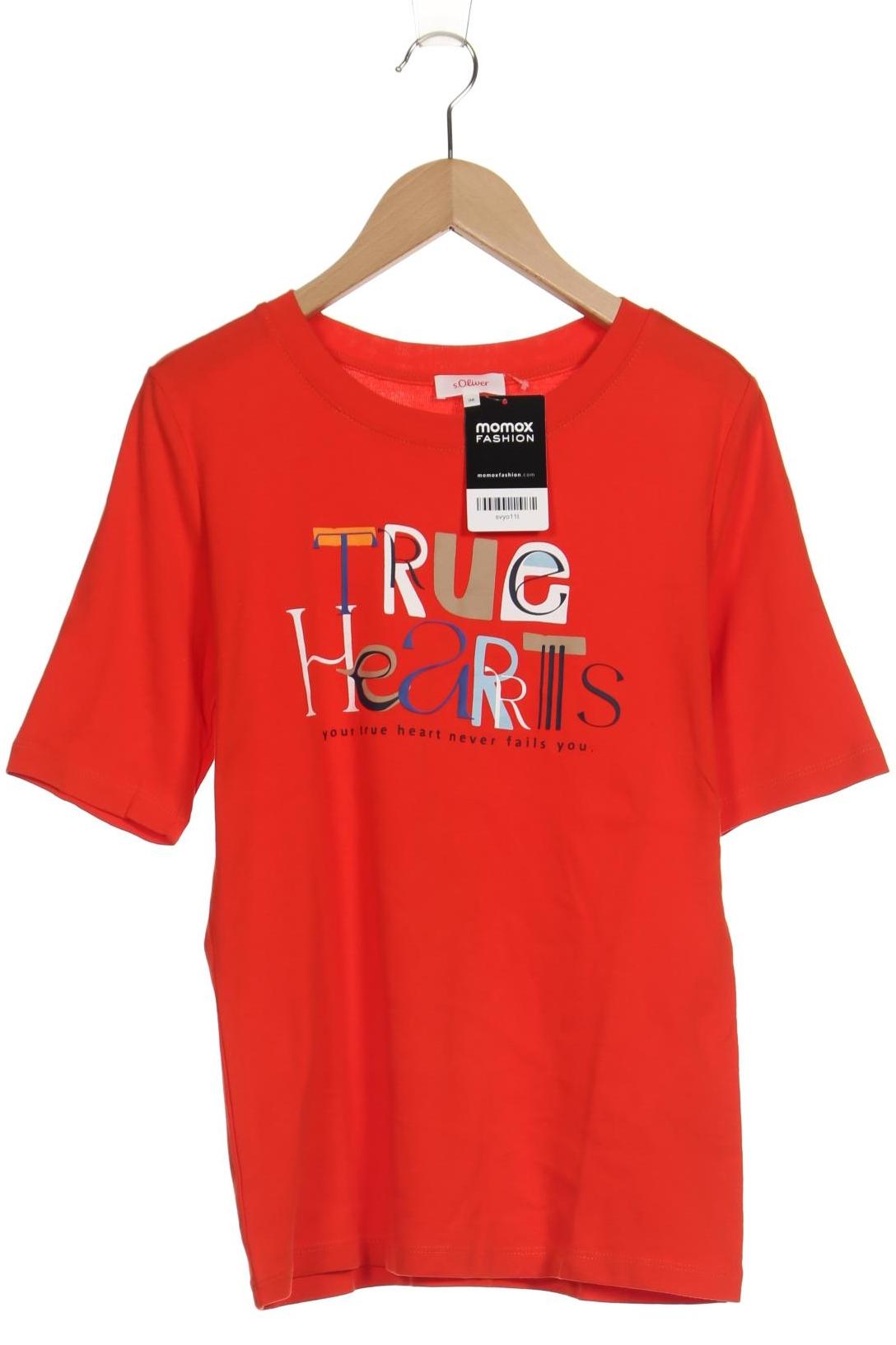

s.Oliver Damen T-Shirt, rot, Gr. 38