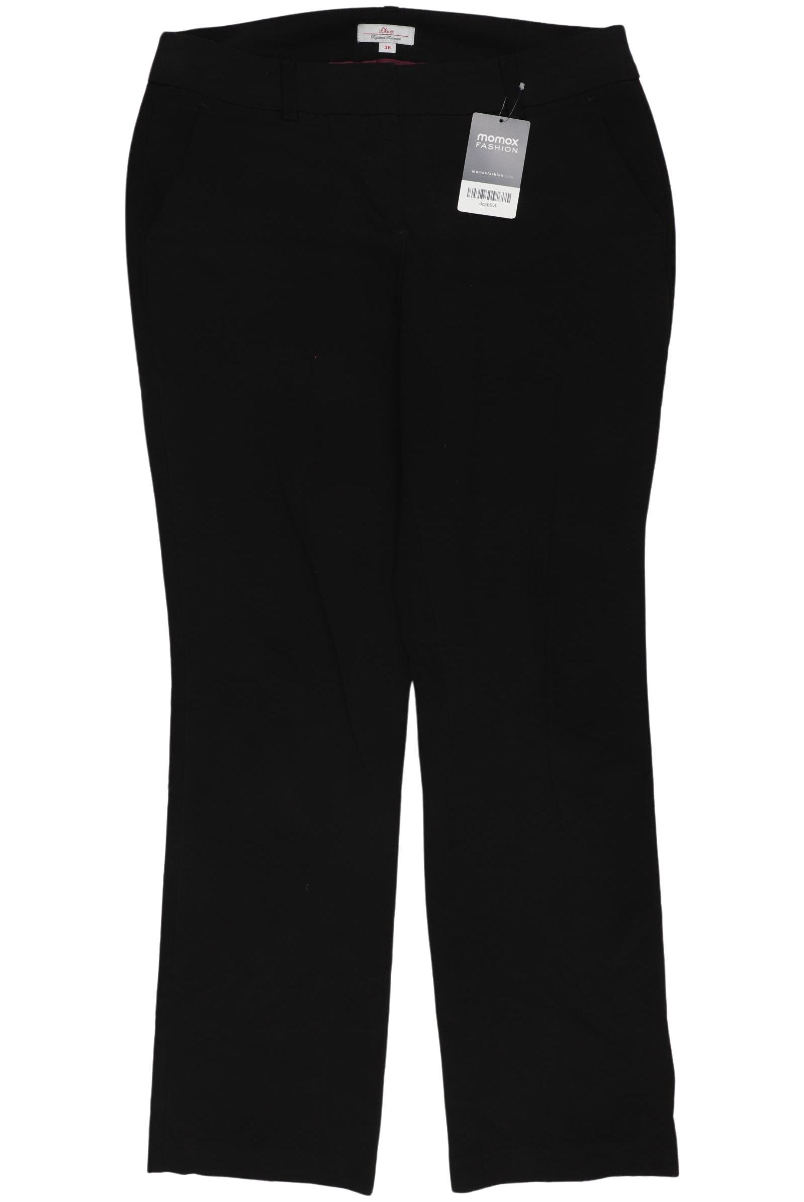 

s.Oliver Damen Stoffhose, schwarz, Gr. 38