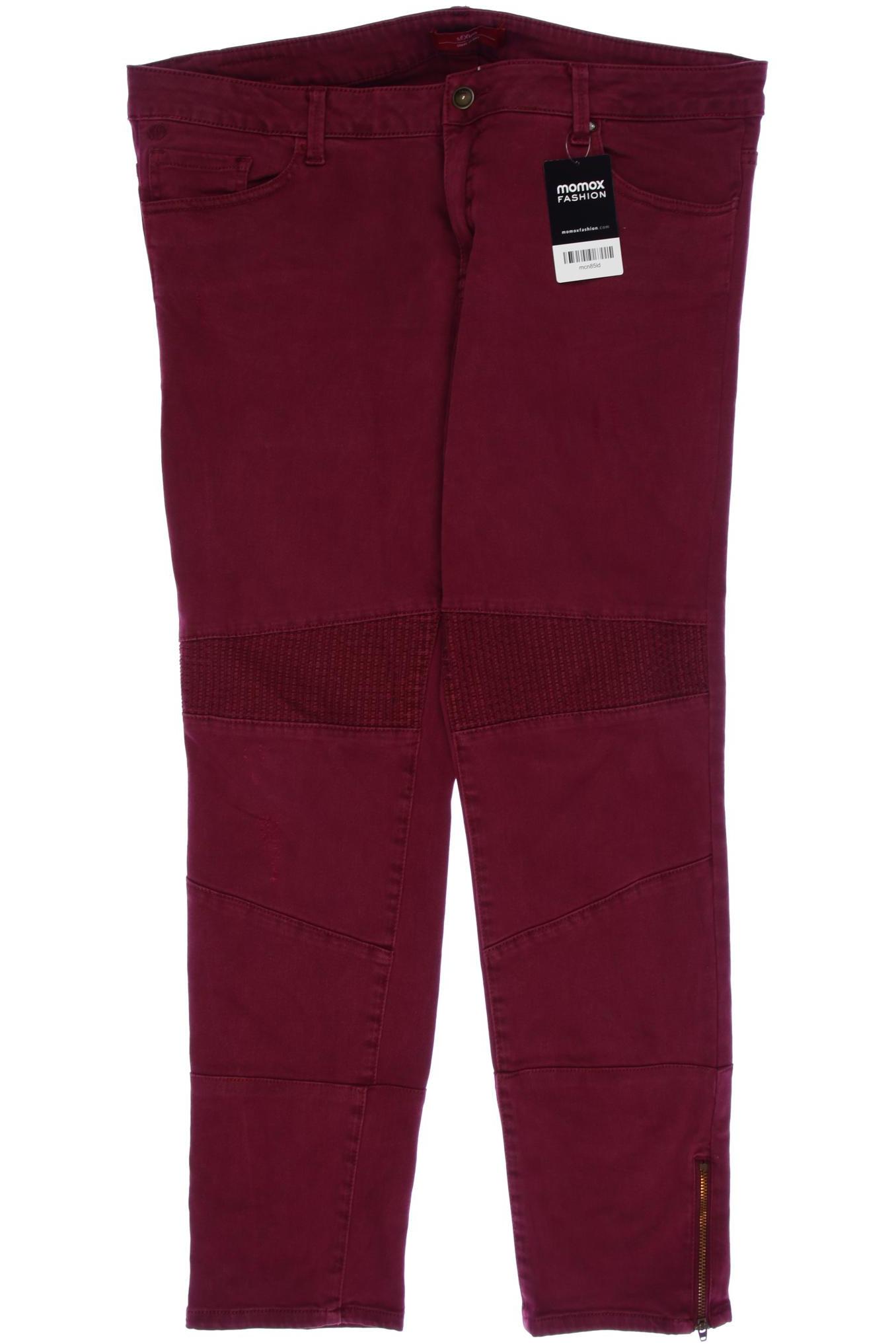 

s.Oliver Damen Jeans, bordeaux, Gr. 39