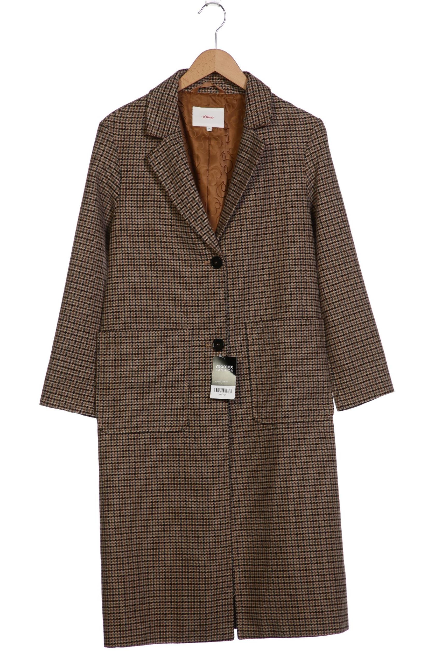 

s.Oliver Damen Mantel, beige, Gr. 34