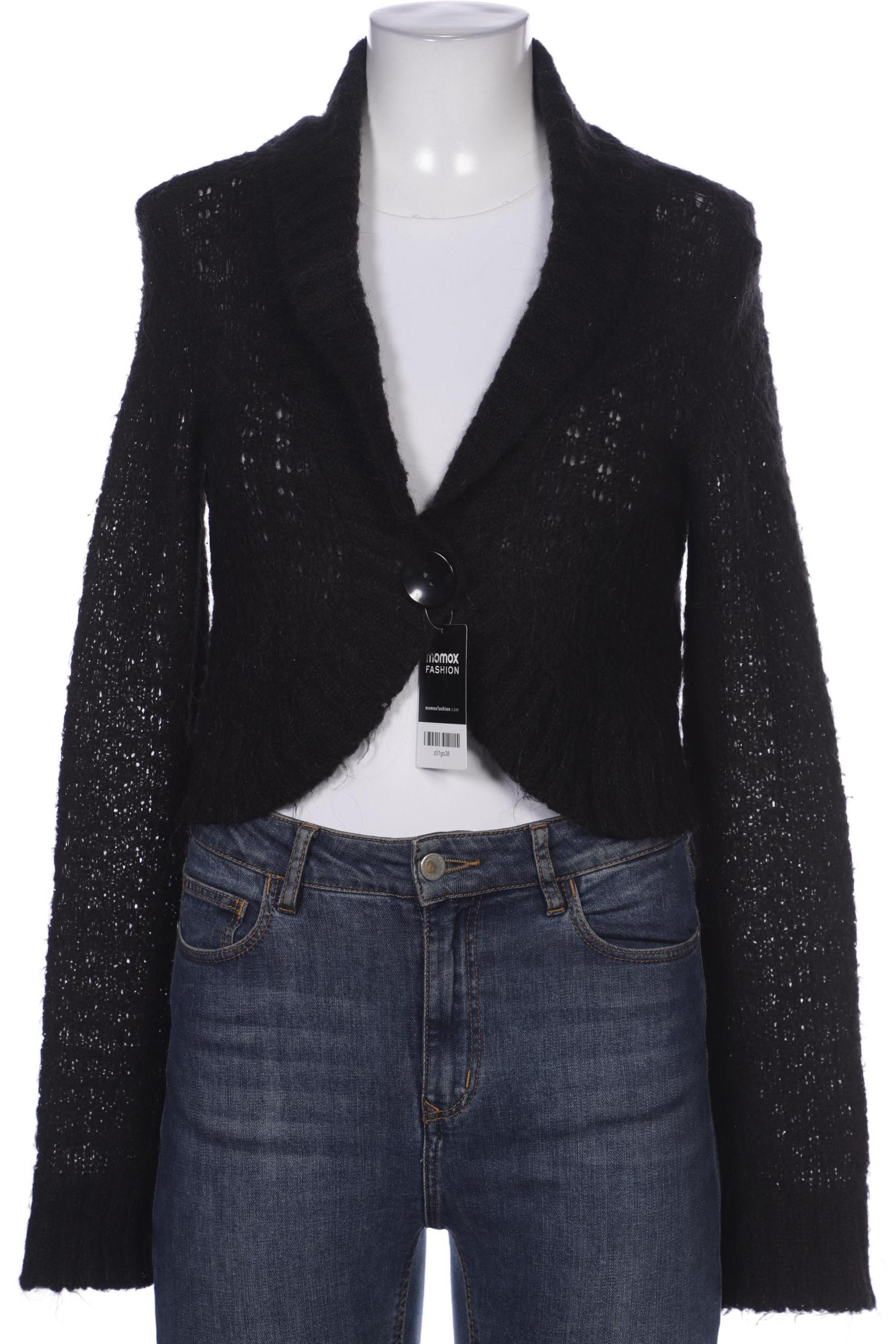 

s.Oliver Damen Strickjacke, schwarz, Gr. 38