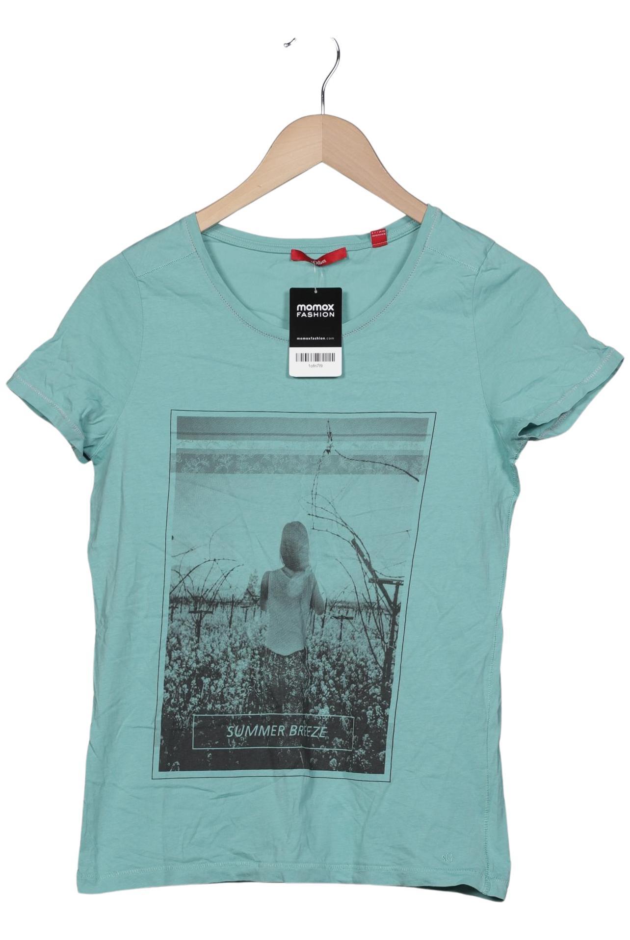 

s.Oliver Damen T-Shirt, türkis, Gr. 40