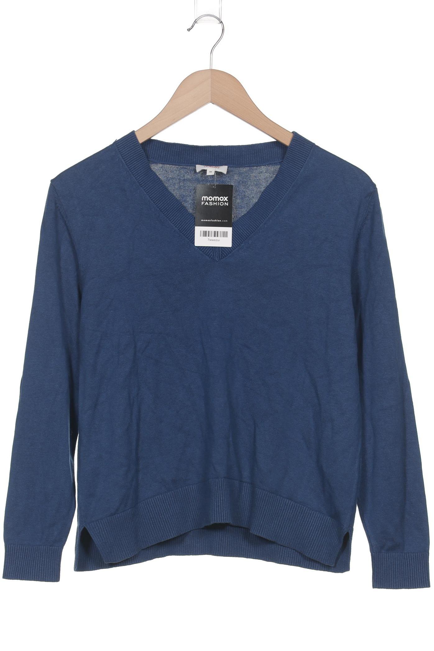 

s.Oliver Damen Pullover, blau, Gr. 38
