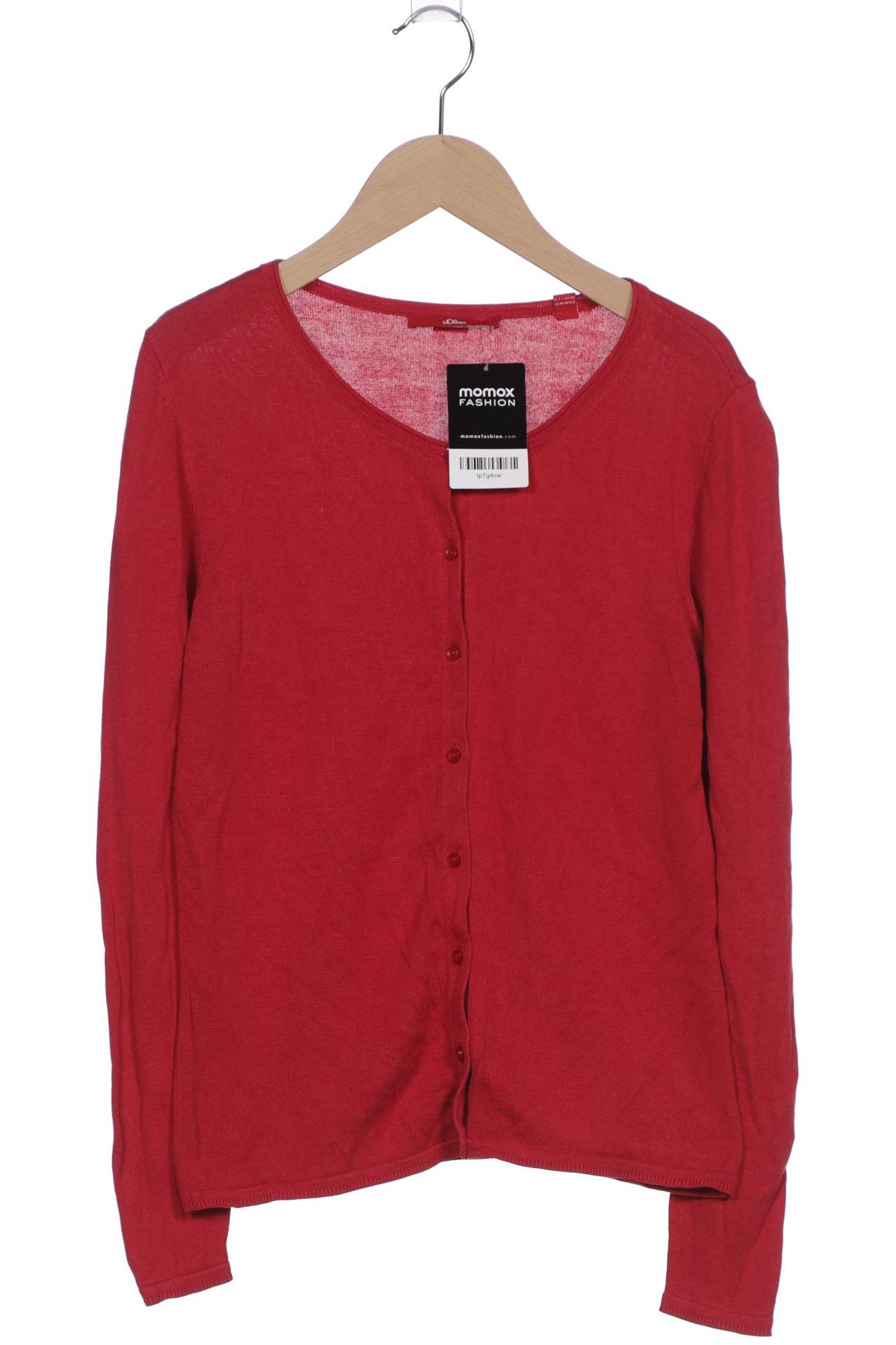 

s.Oliver Damen Strickjacke, rot, Gr. 36