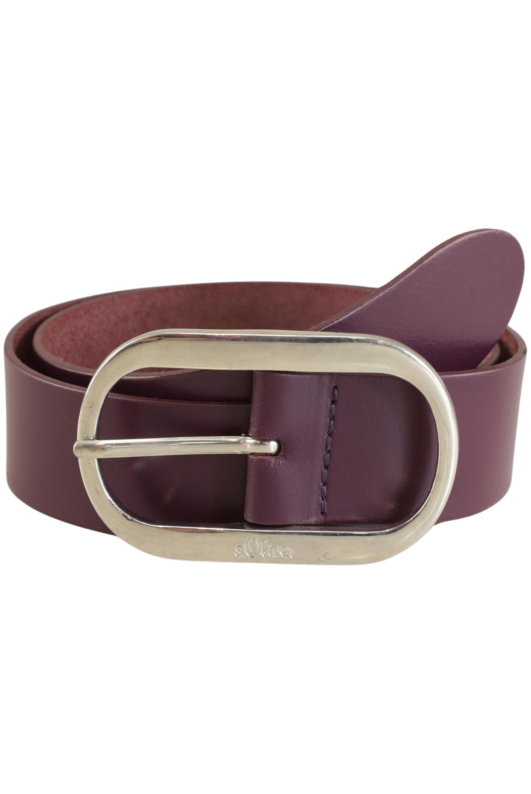 

s.Oliver Damen Gürtel, flieder, Gr. 75