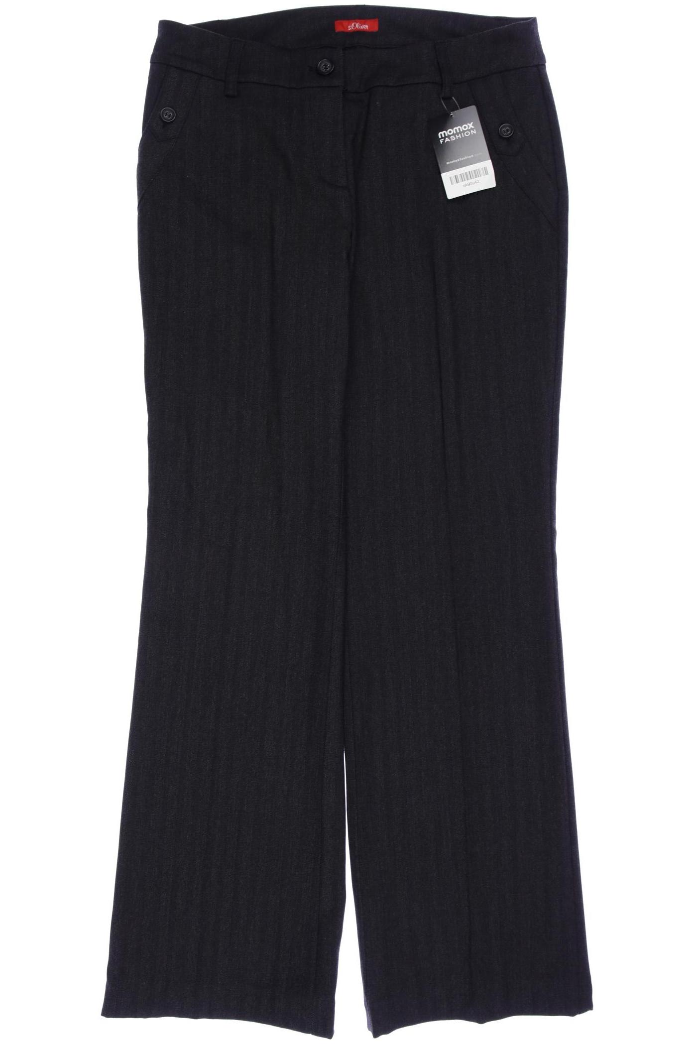 

s.Oliver Damen Stoffhose, grau, Gr. 28