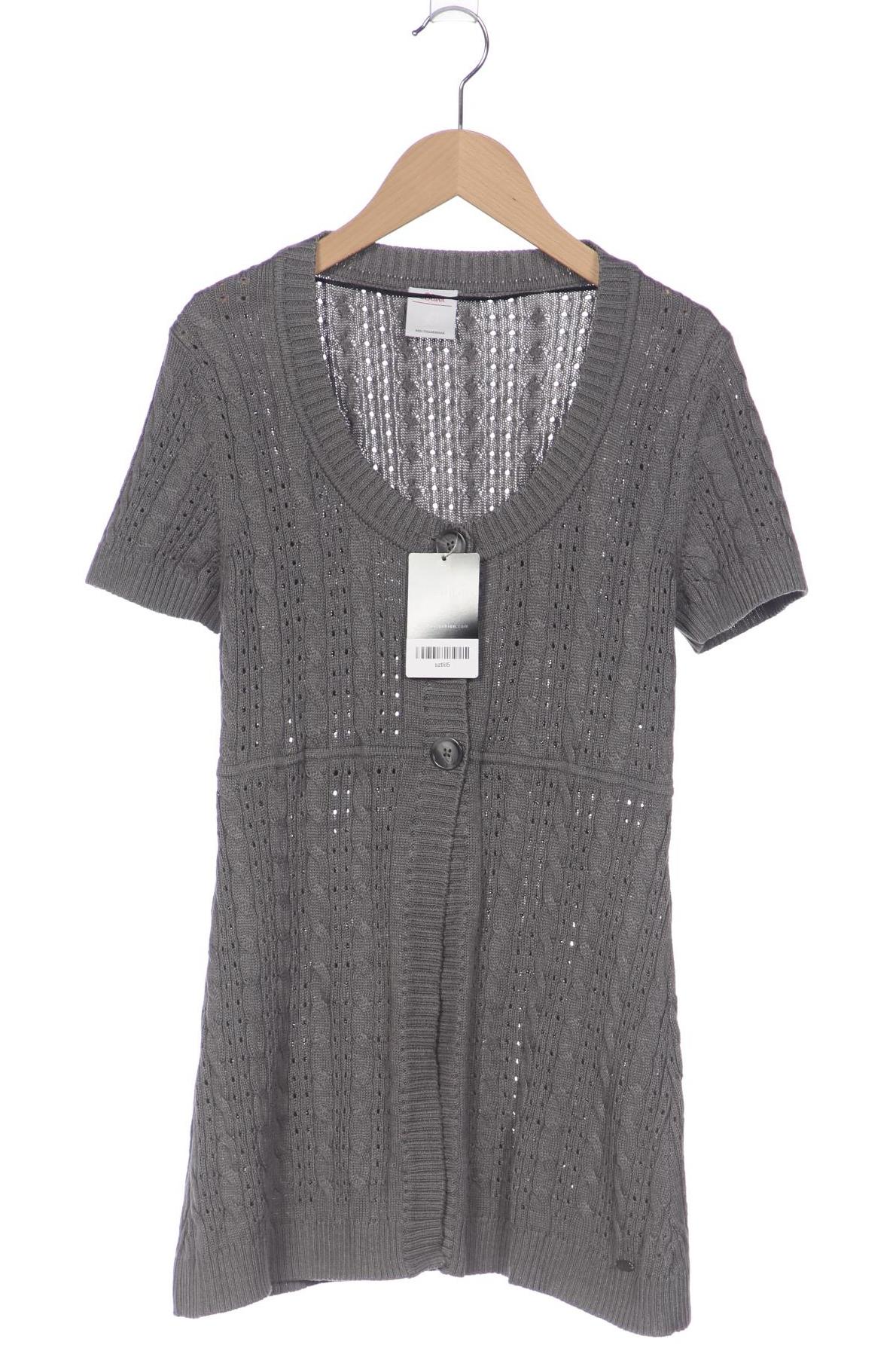 

s.Oliver Damen Strickjacke, grau, Gr. 38