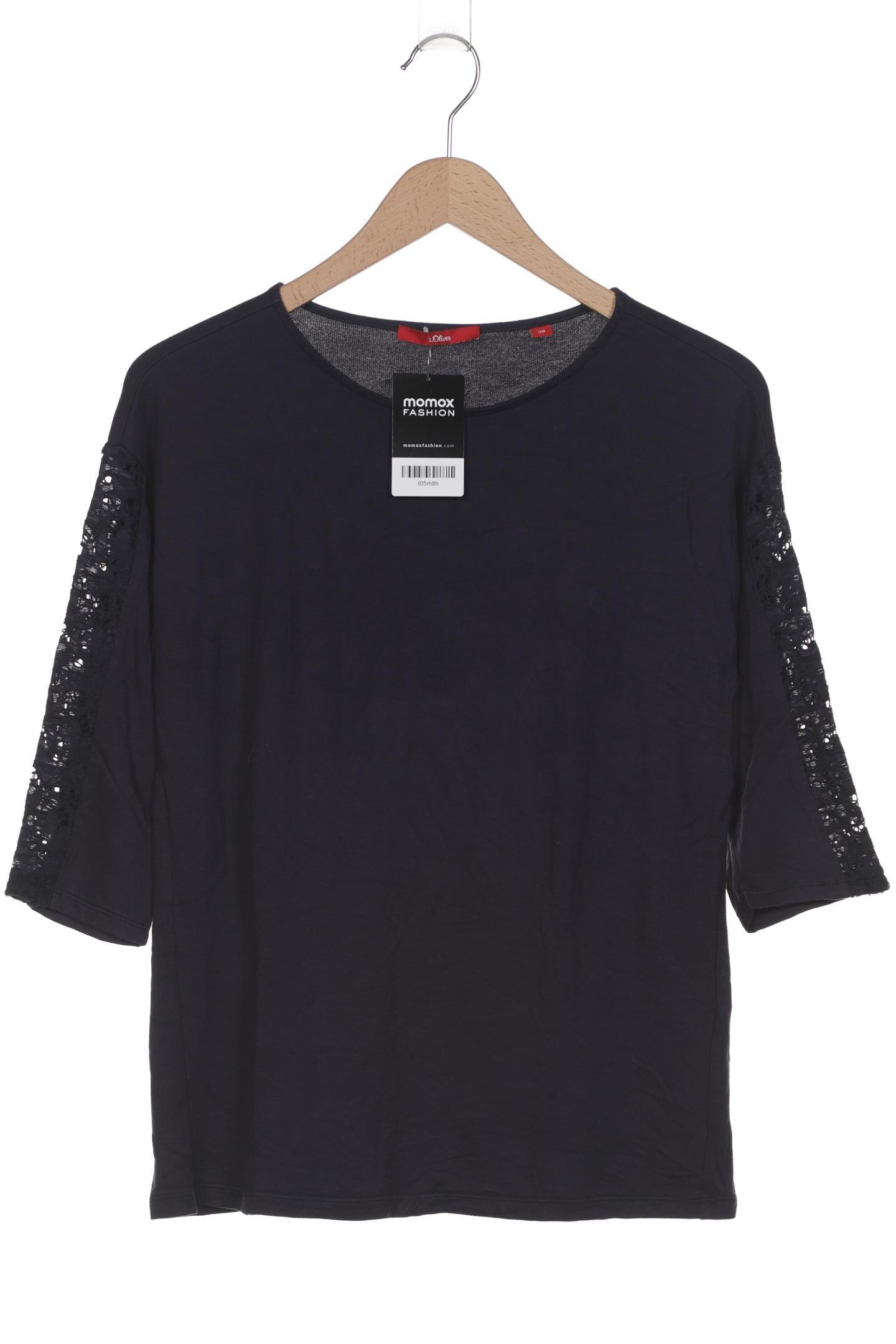 

s.Oliver Damen Langarmshirt, marineblau, Gr. 38