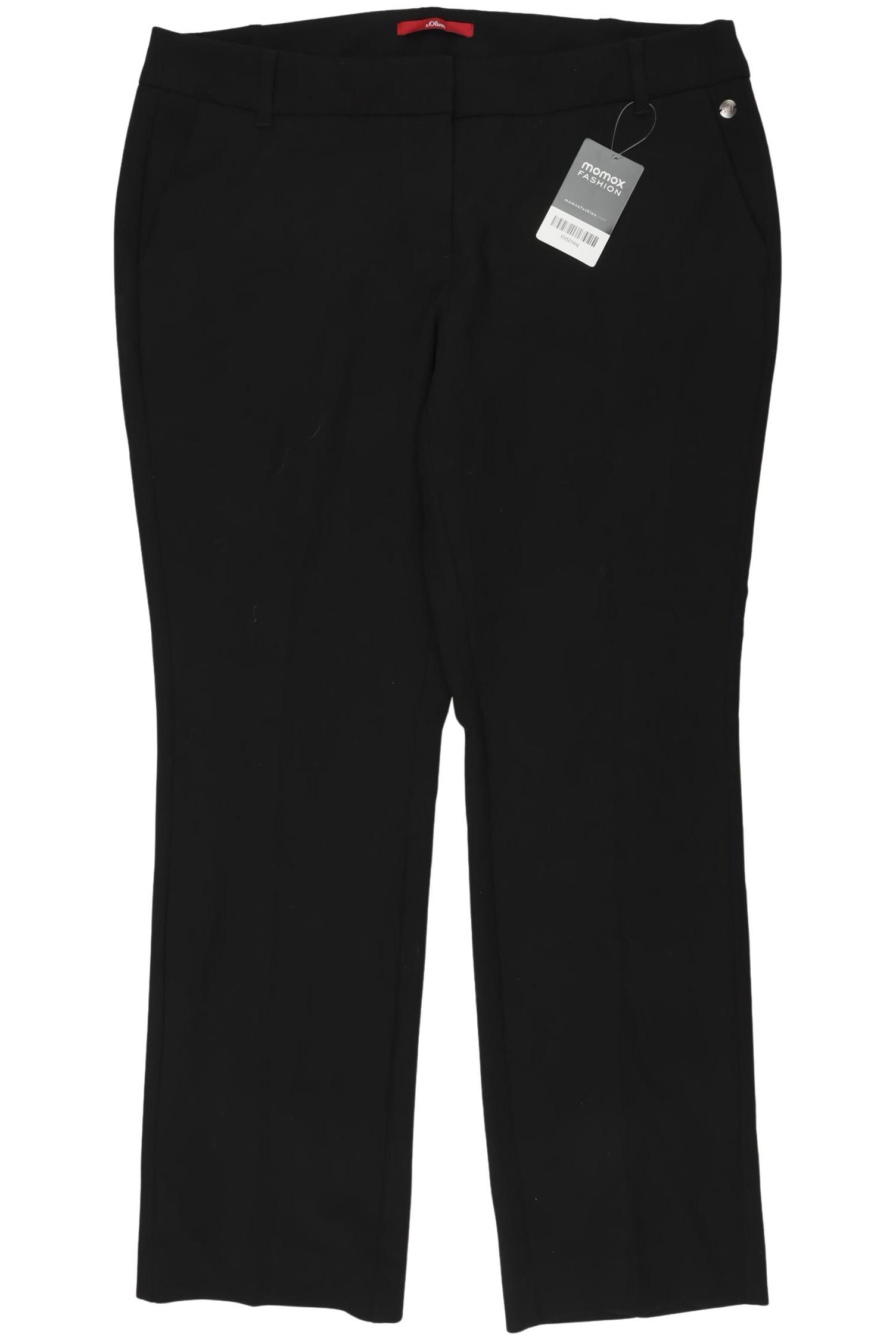 

s.Oliver Damen Stoffhose, schwarz, Gr. 42