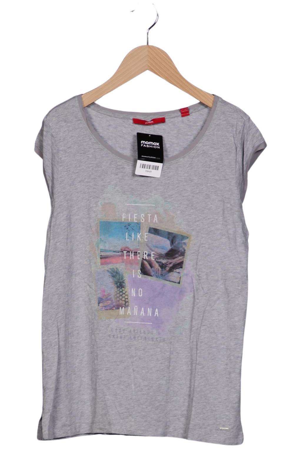 

s.Oliver Damen T-Shirt, grau, Gr. 36