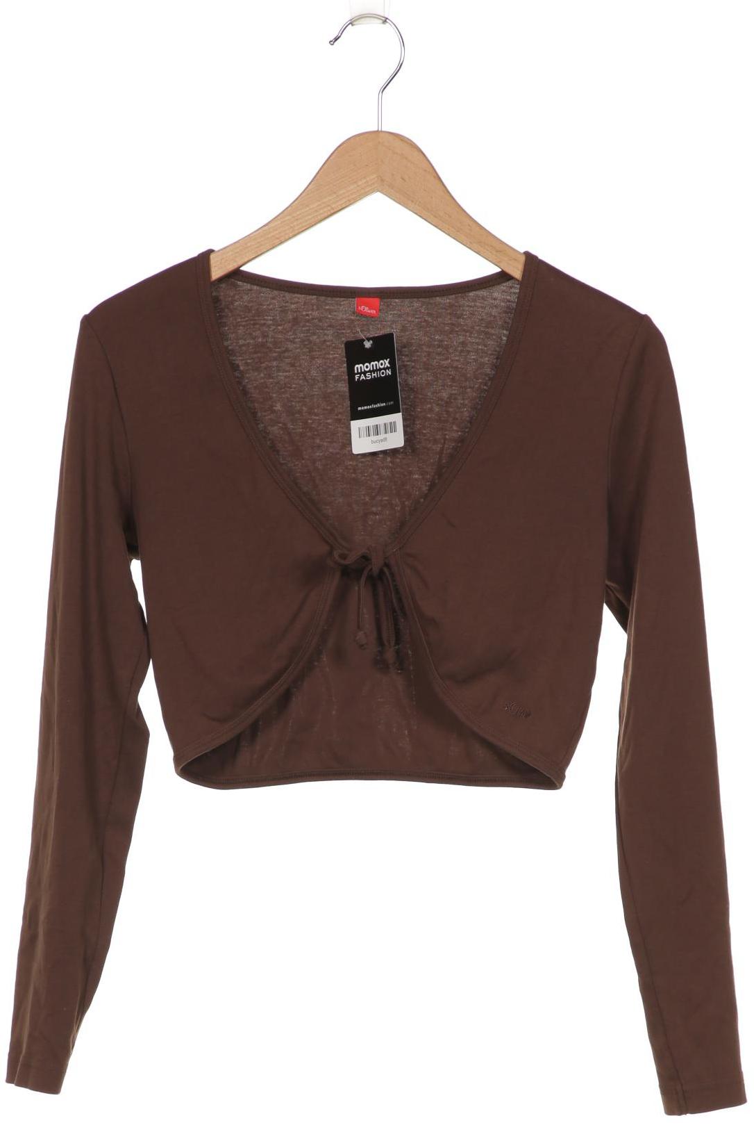 

s.Oliver Damen Strickjacke, braun, Gr. 40