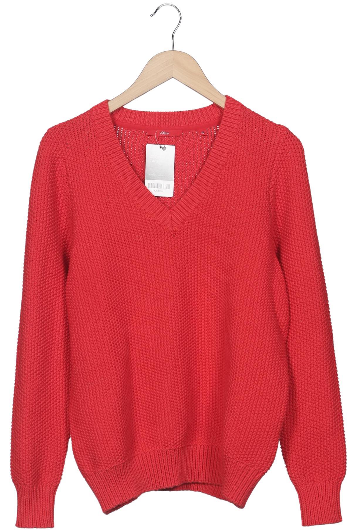 

s.Oliver Damen Pullover, rot, Gr. 40