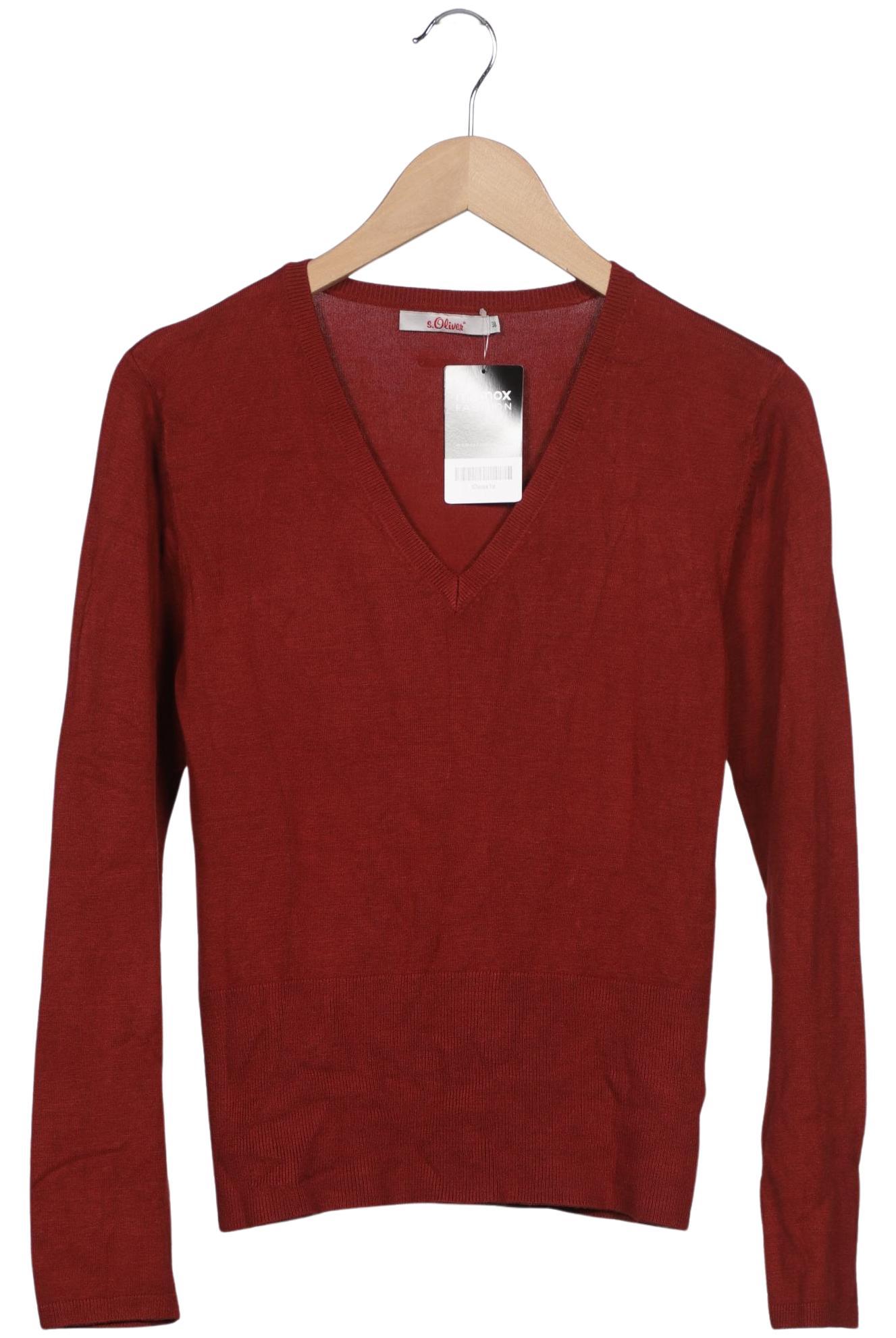 

s.Oliver Damen Pullover, rot, Gr. 38