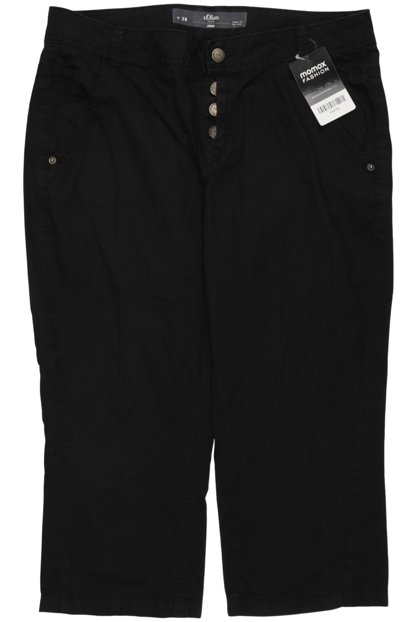 

s.Oliver Damen Shorts, schwarz, Gr. 38