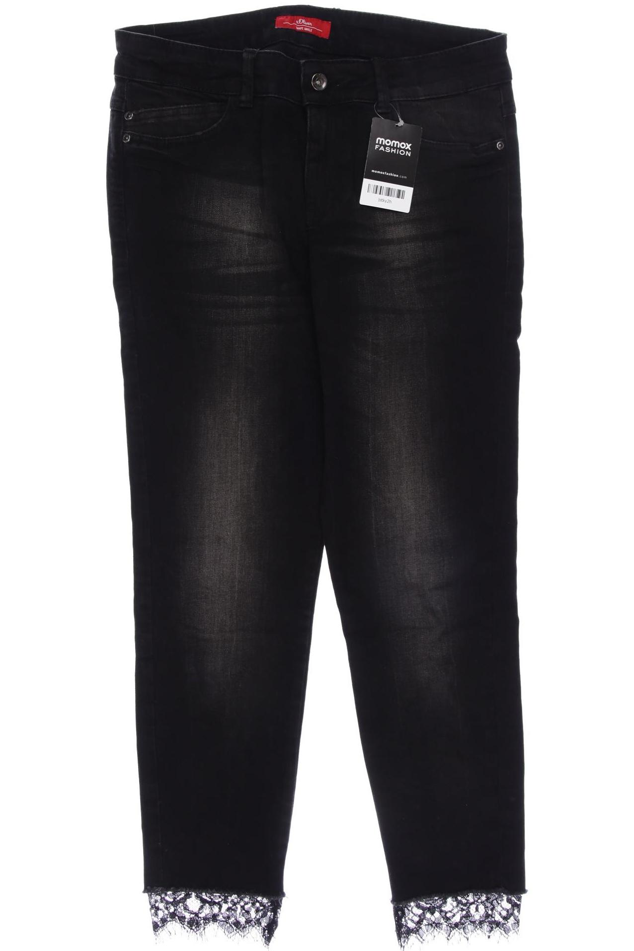 

s.Oliver Damen Jeans, schwarz
