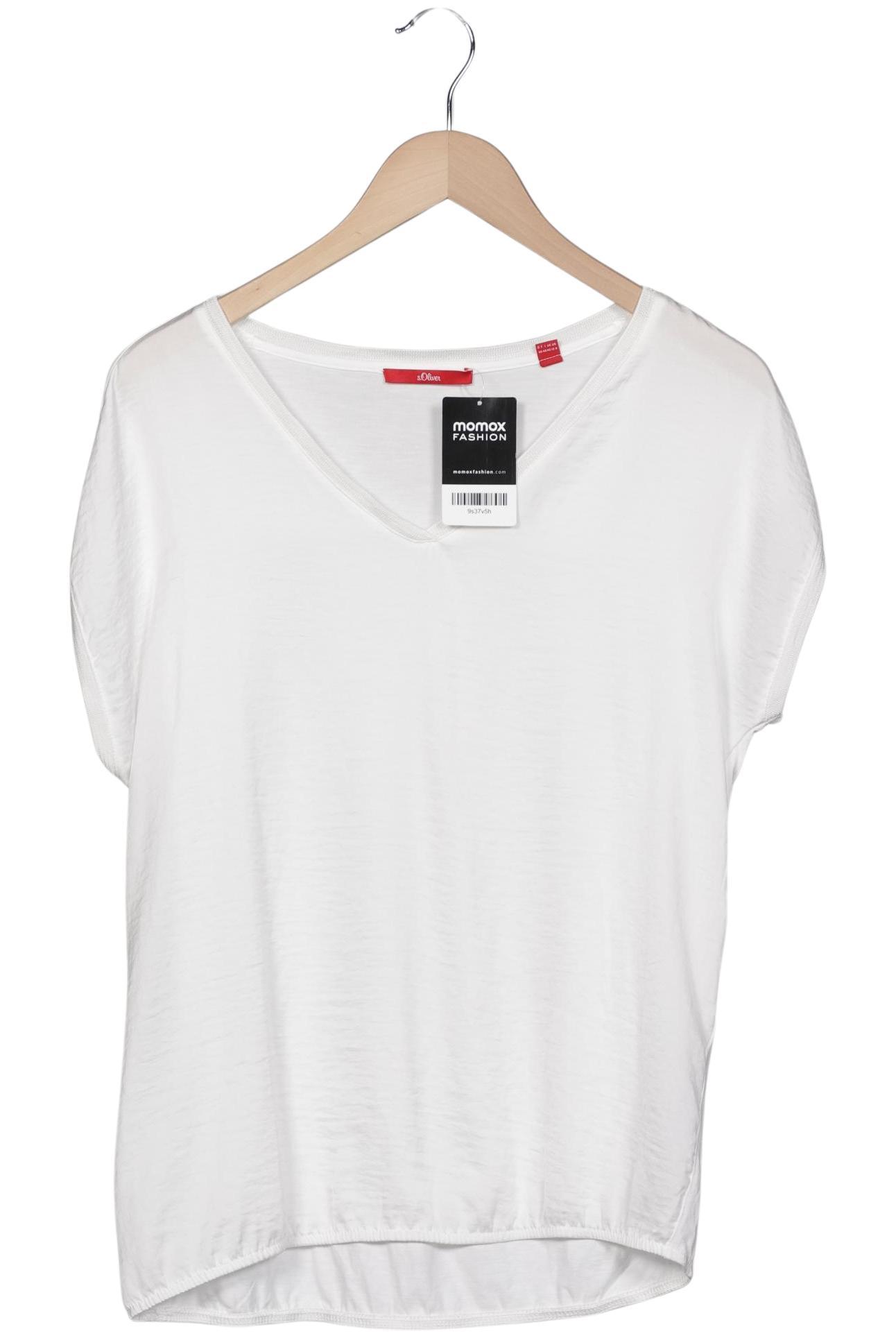 

s.Oliver Damen T-Shirt, weiß, Gr. 38