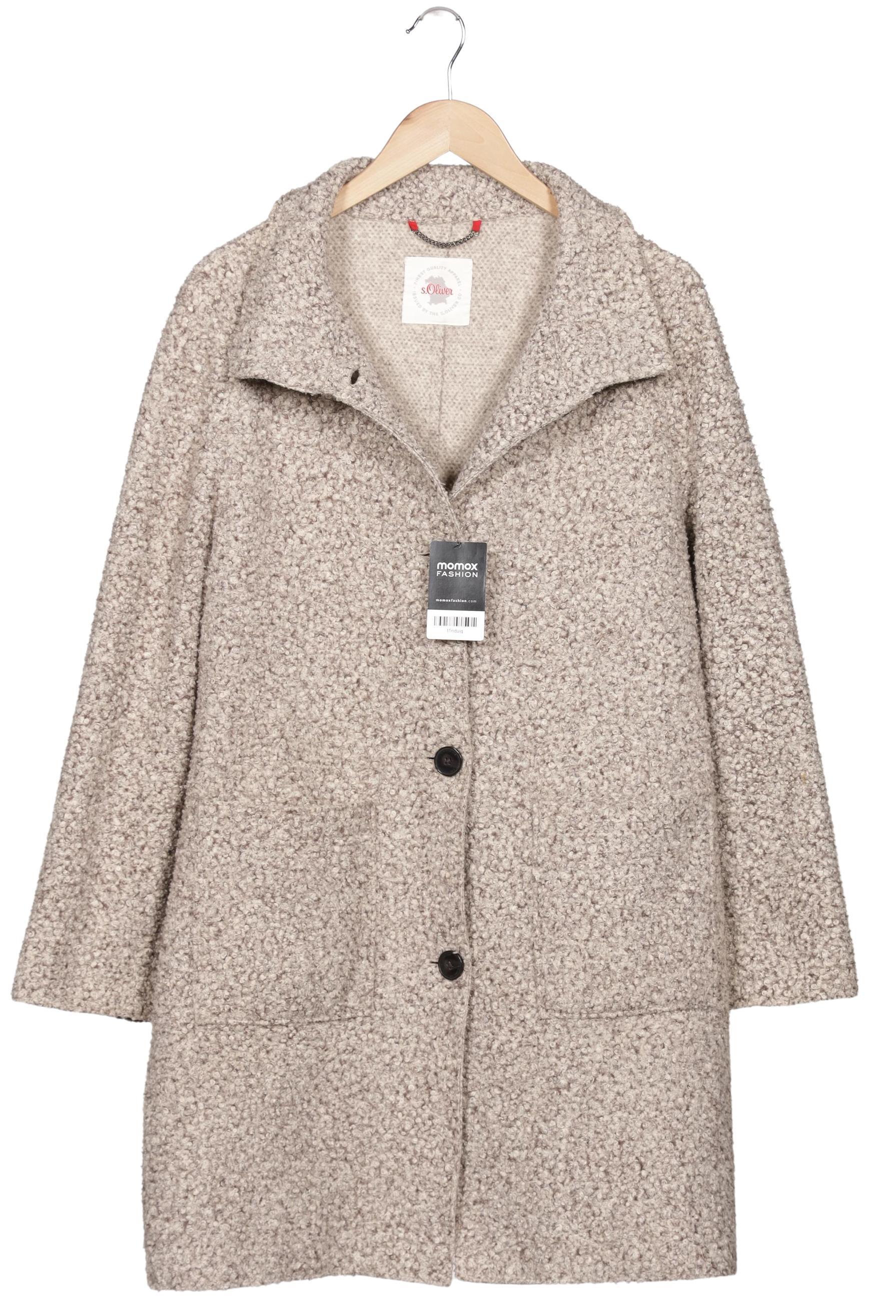 

s.Oliver Damen Mantel, beige, Gr. 38