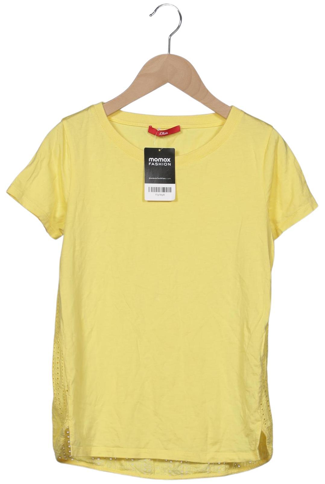 

s.Oliver Damen T-Shirt, gelb, Gr. 32