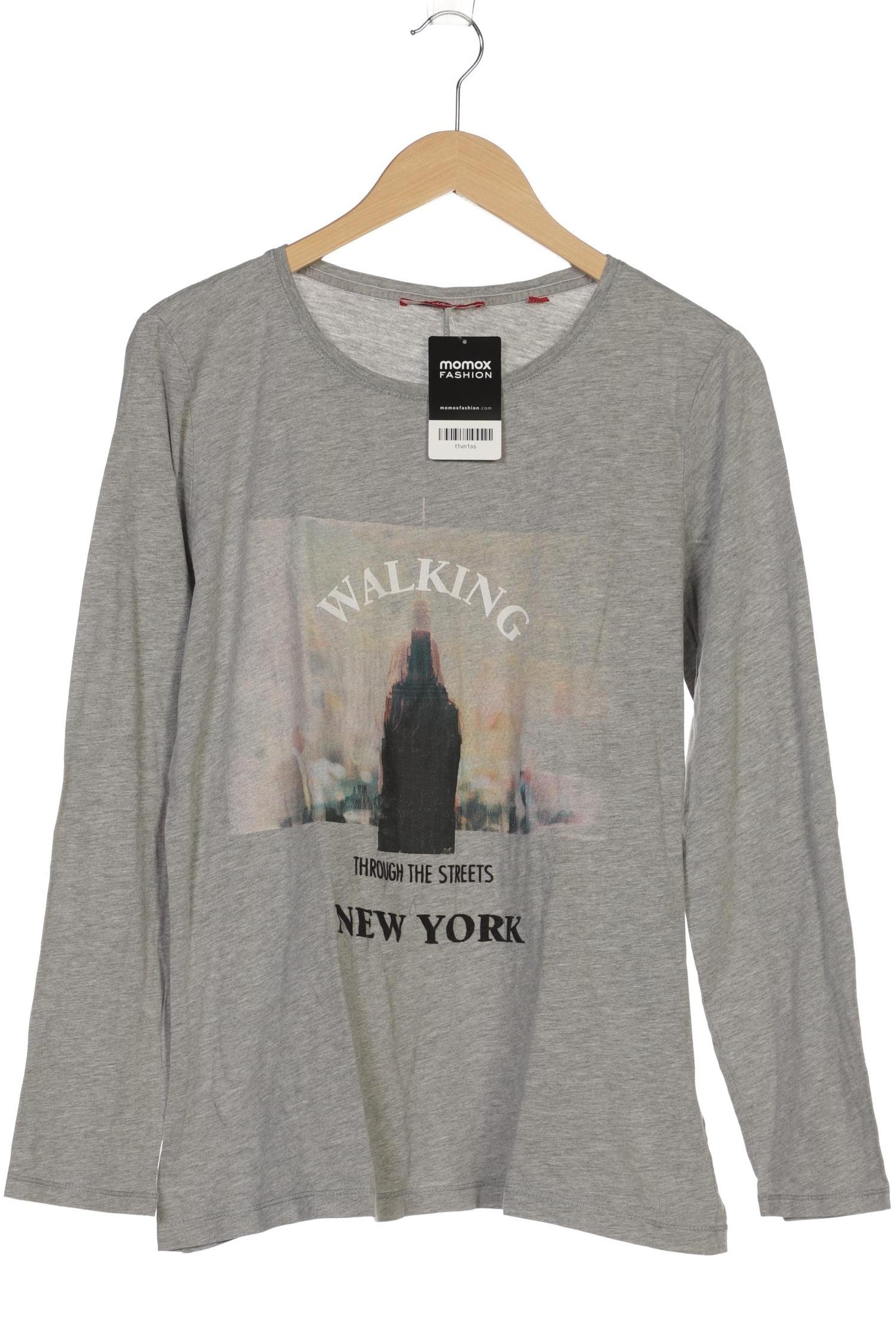 

s.Oliver Damen Langarmshirt, grau, Gr. 42