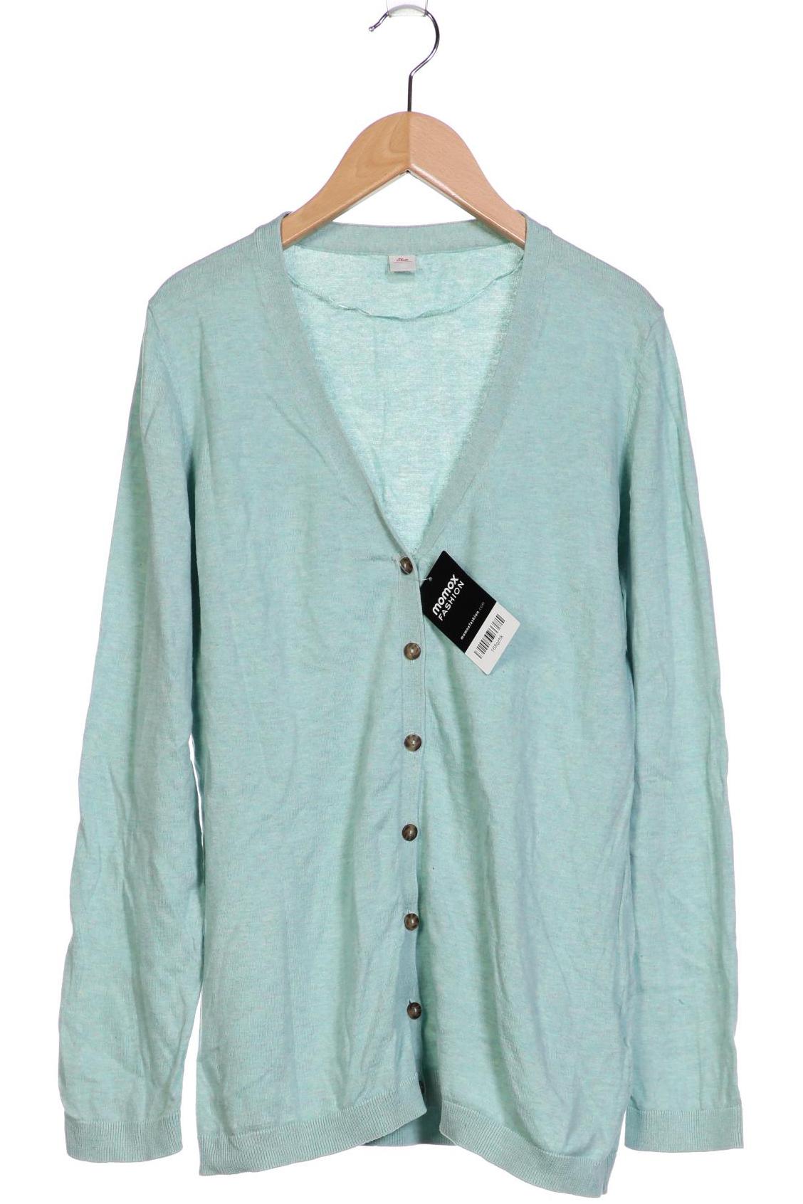 

s.Oliver Damen Strickjacke, türkis, Gr. 42