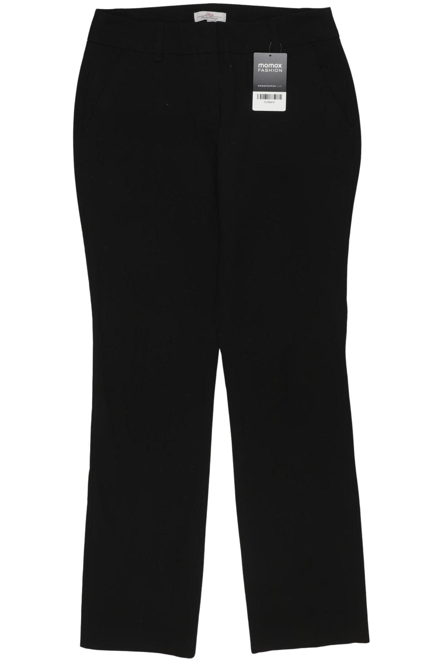 

s.Oliver Damen Stoffhose, schwarz, Gr. 34