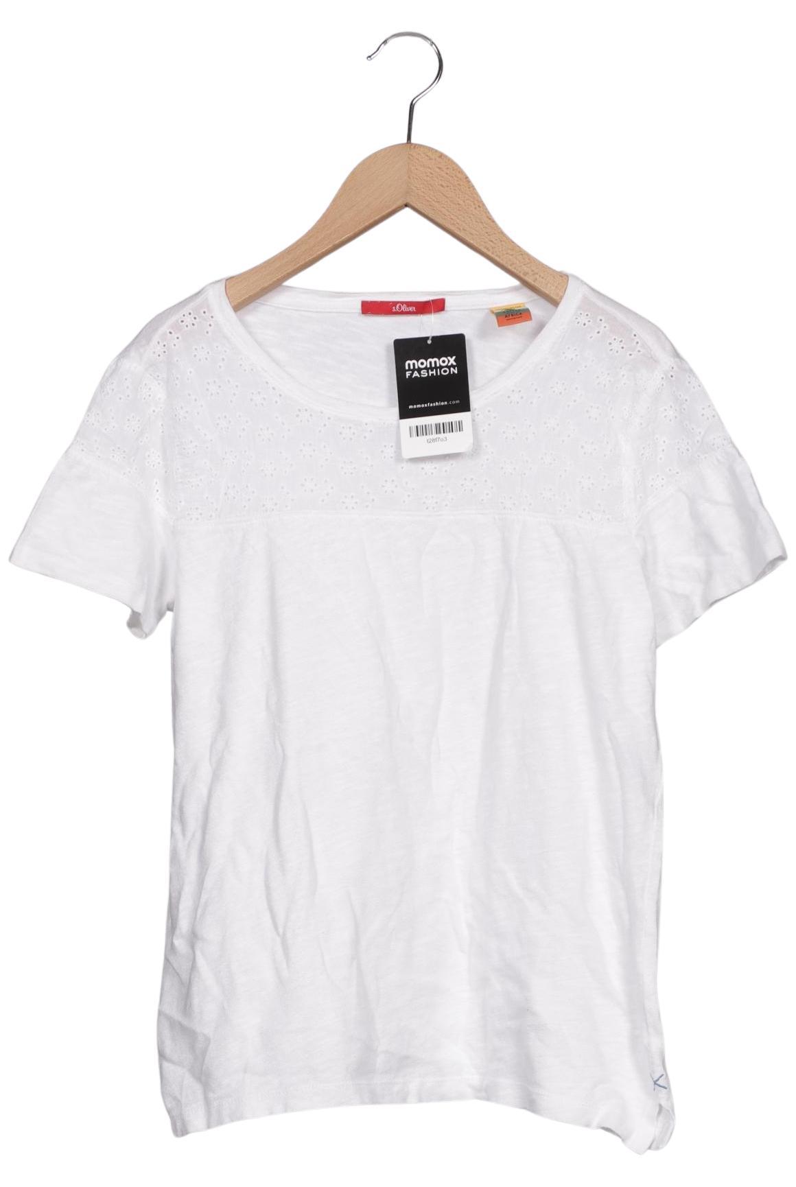 

s.Oliver Damen T-Shirt, weiß, Gr. 36