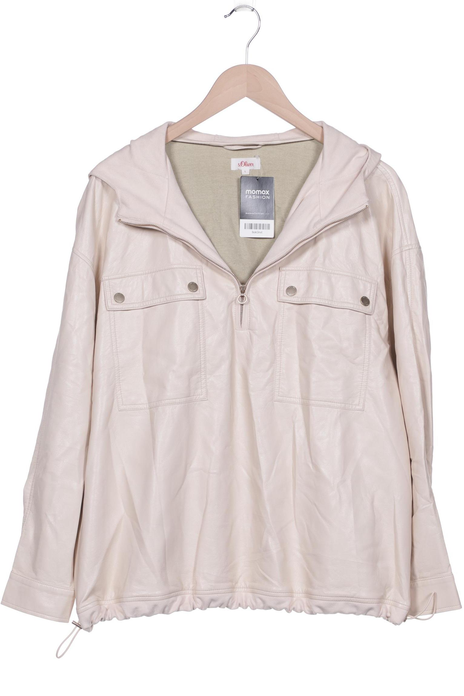 

s.Oliver Damen Kapuzenpullover, beige, Gr. 42