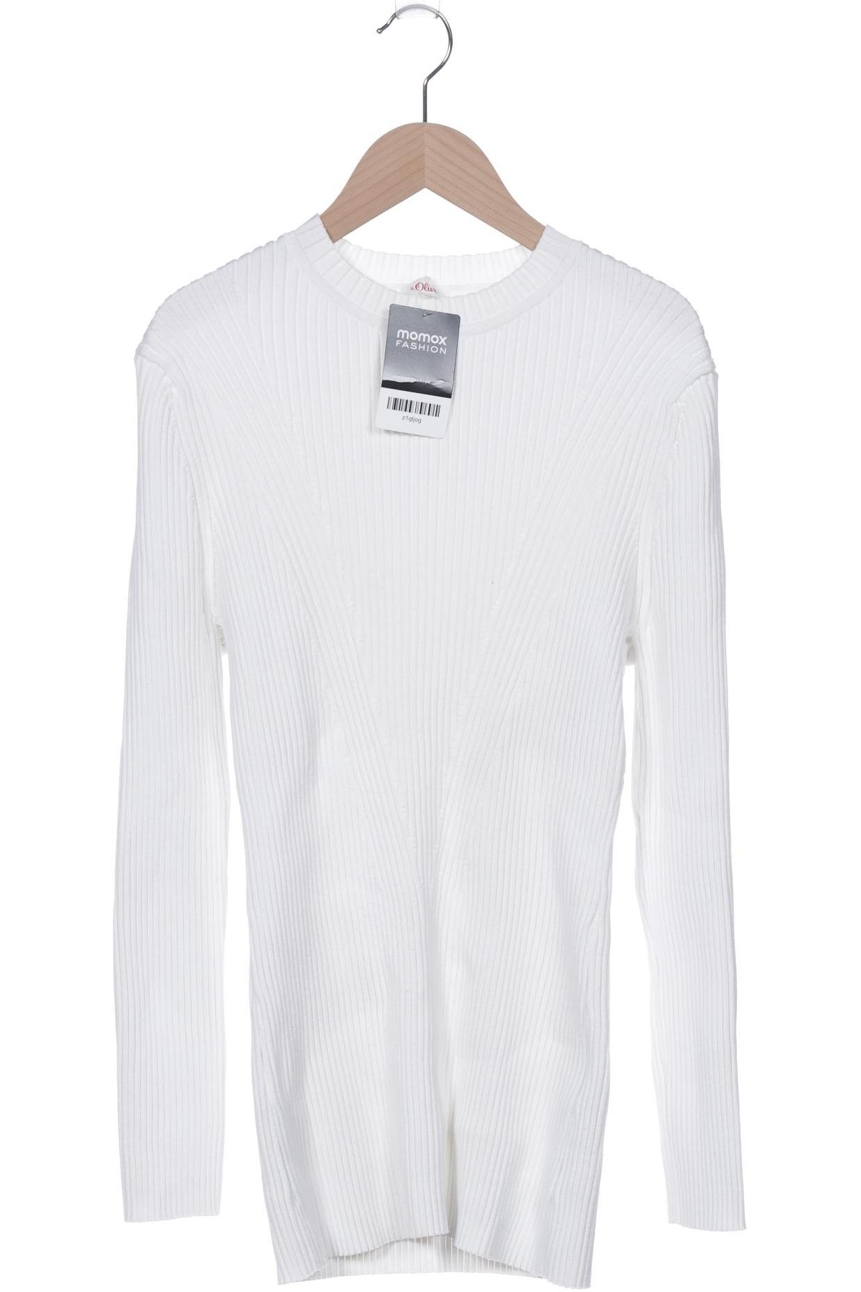 

s.Oliver Damen Pullover, weiß, Gr. 46