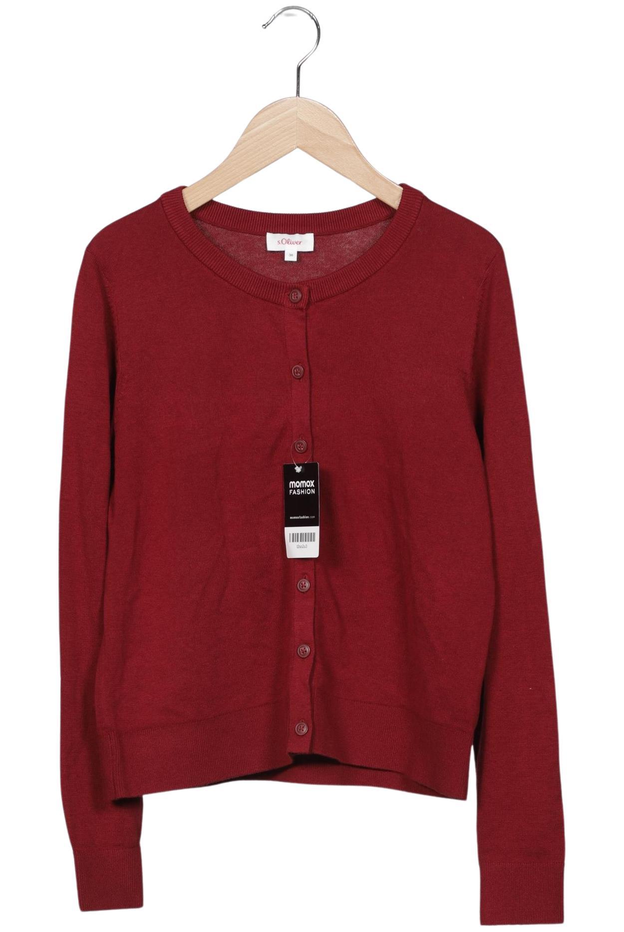 

s.Oliver Damen Strickjacke, bordeaux, Gr. 36