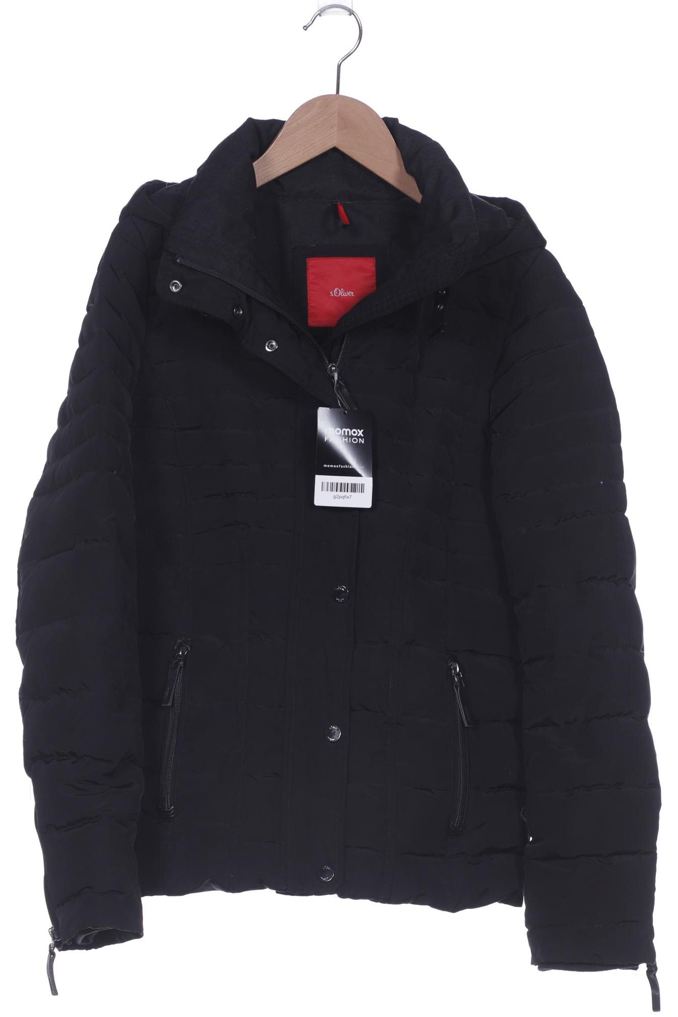 

s.Oliver Damen Jacke, schwarz, Gr. 36