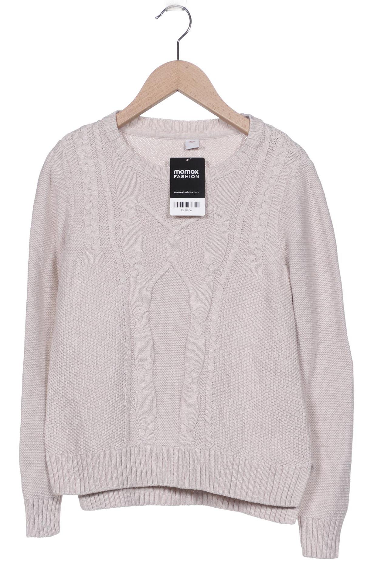

s.Oliver Damen Pullover, beige, Gr. 34