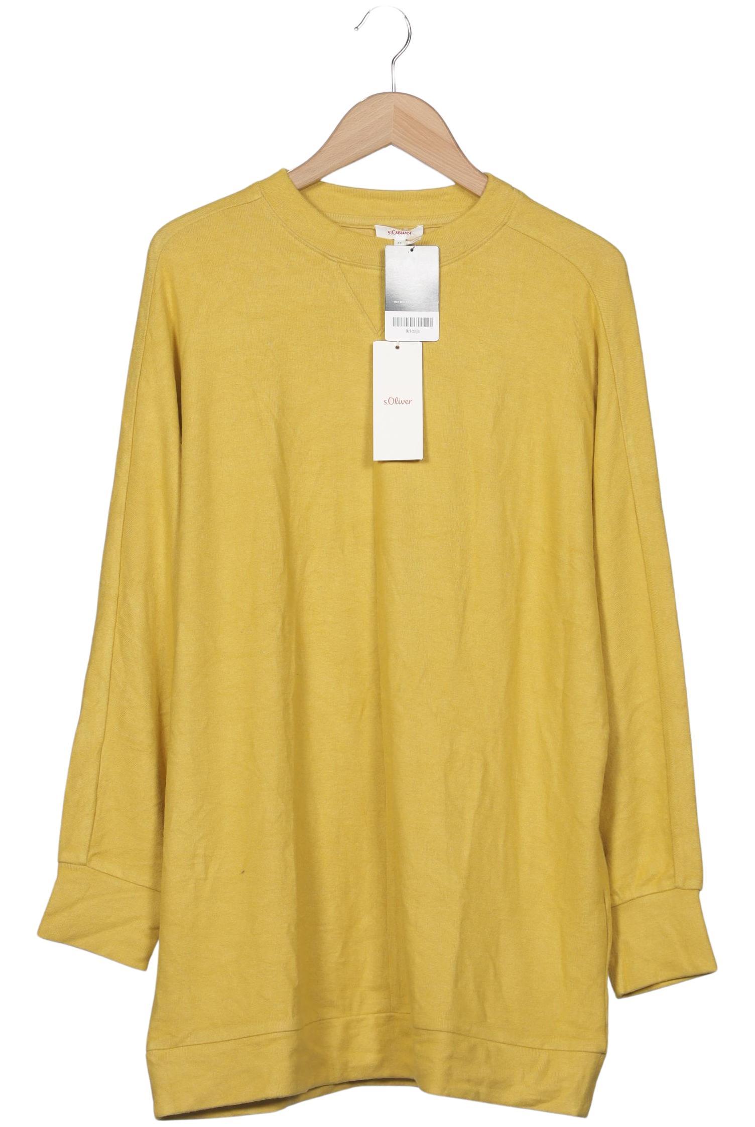 

s.Oliver Damen Pullover, gelb, Gr. 42