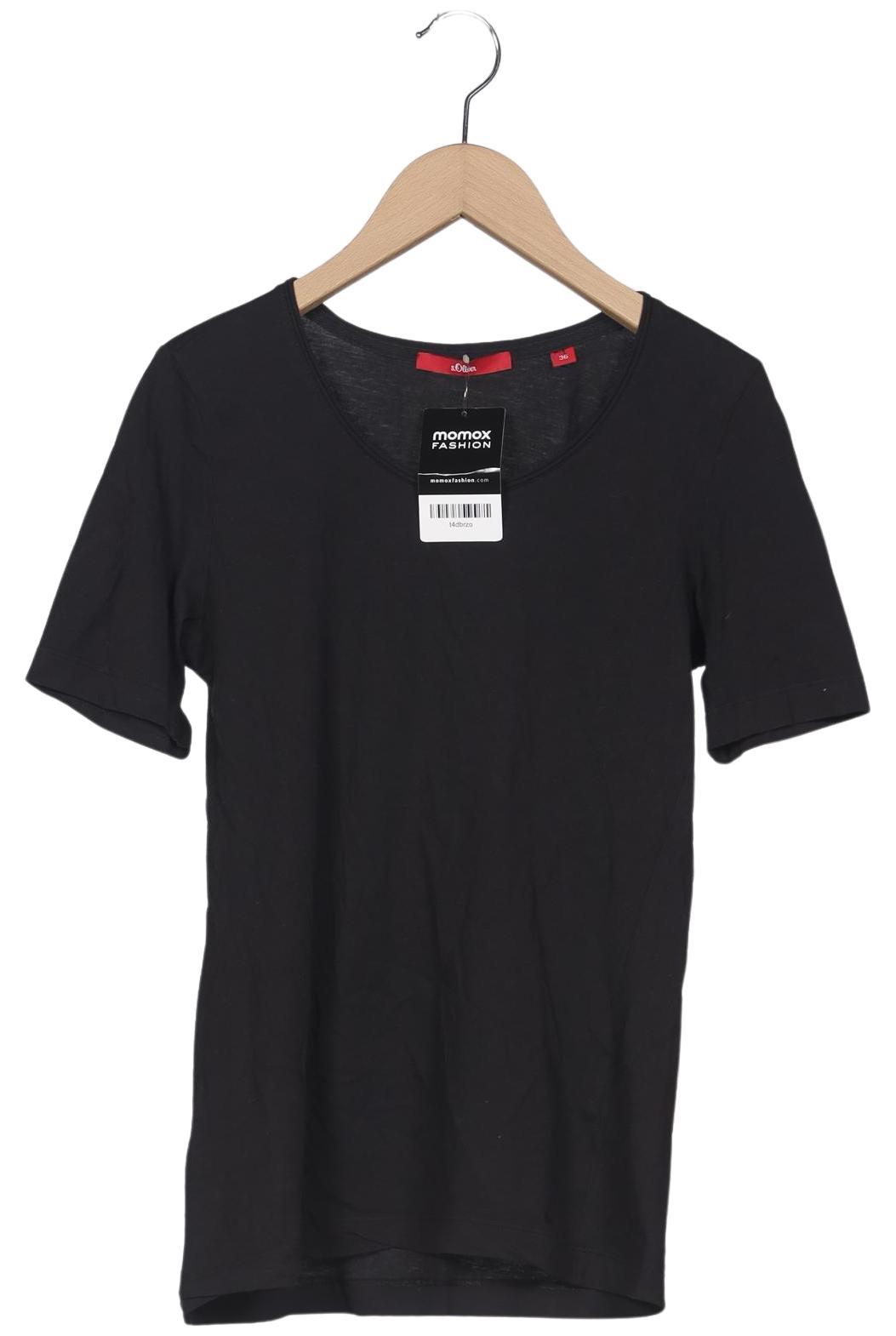 

s.Oliver Damen T-Shirt, schwarz, Gr. 36