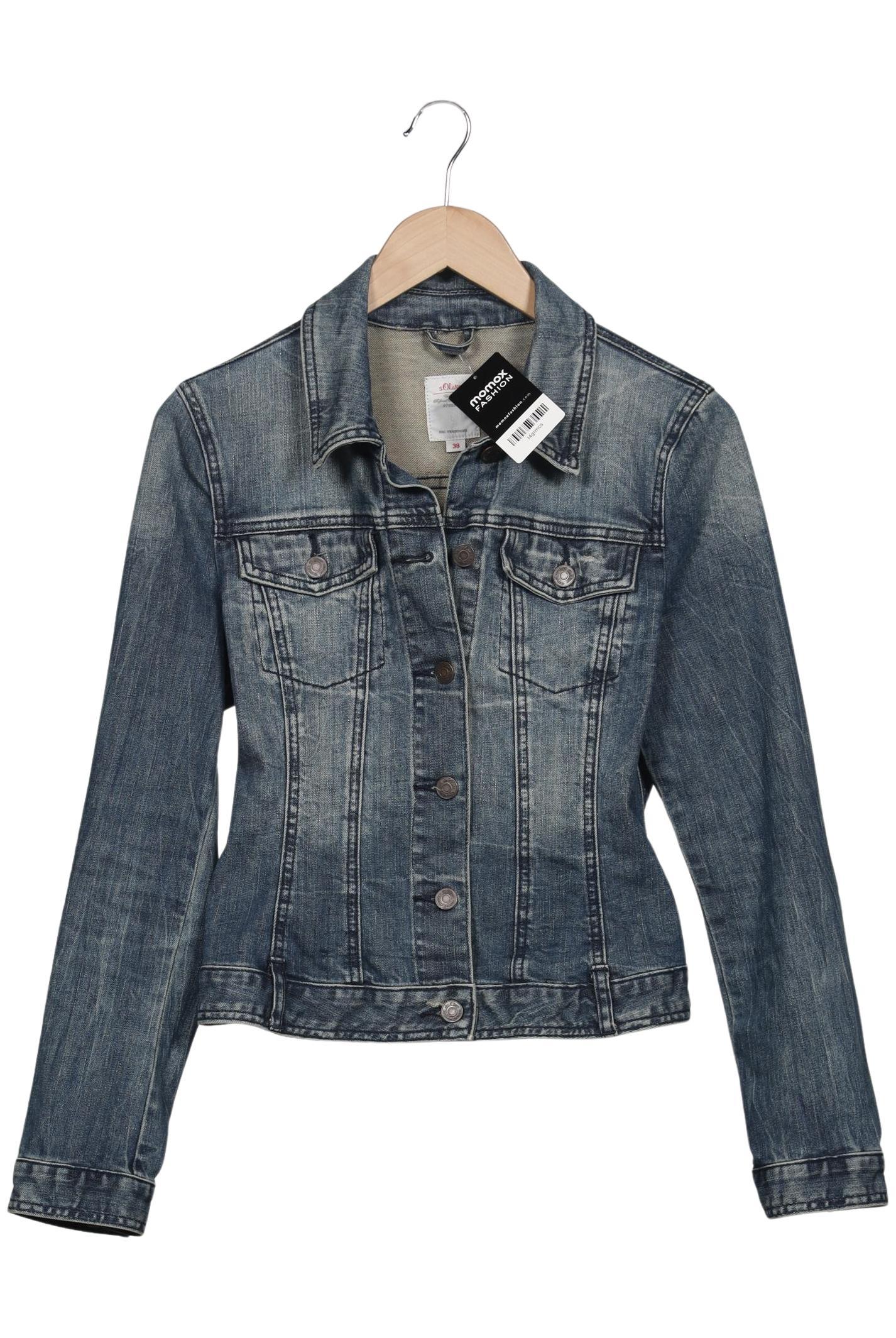 

s.Oliver Damen Jacke, blau, Gr. 38