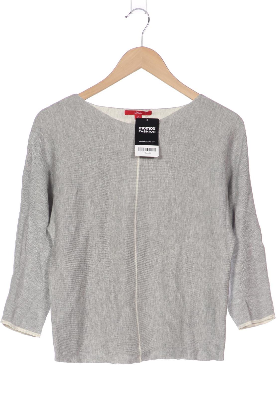 

s.Oliver Damen Pullover, grau, Gr. 34