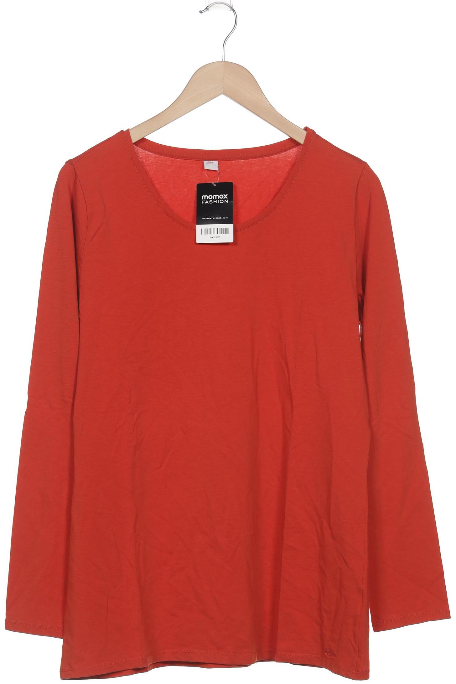 

s.Oliver Damen Langarmshirt, rot, Gr. 46