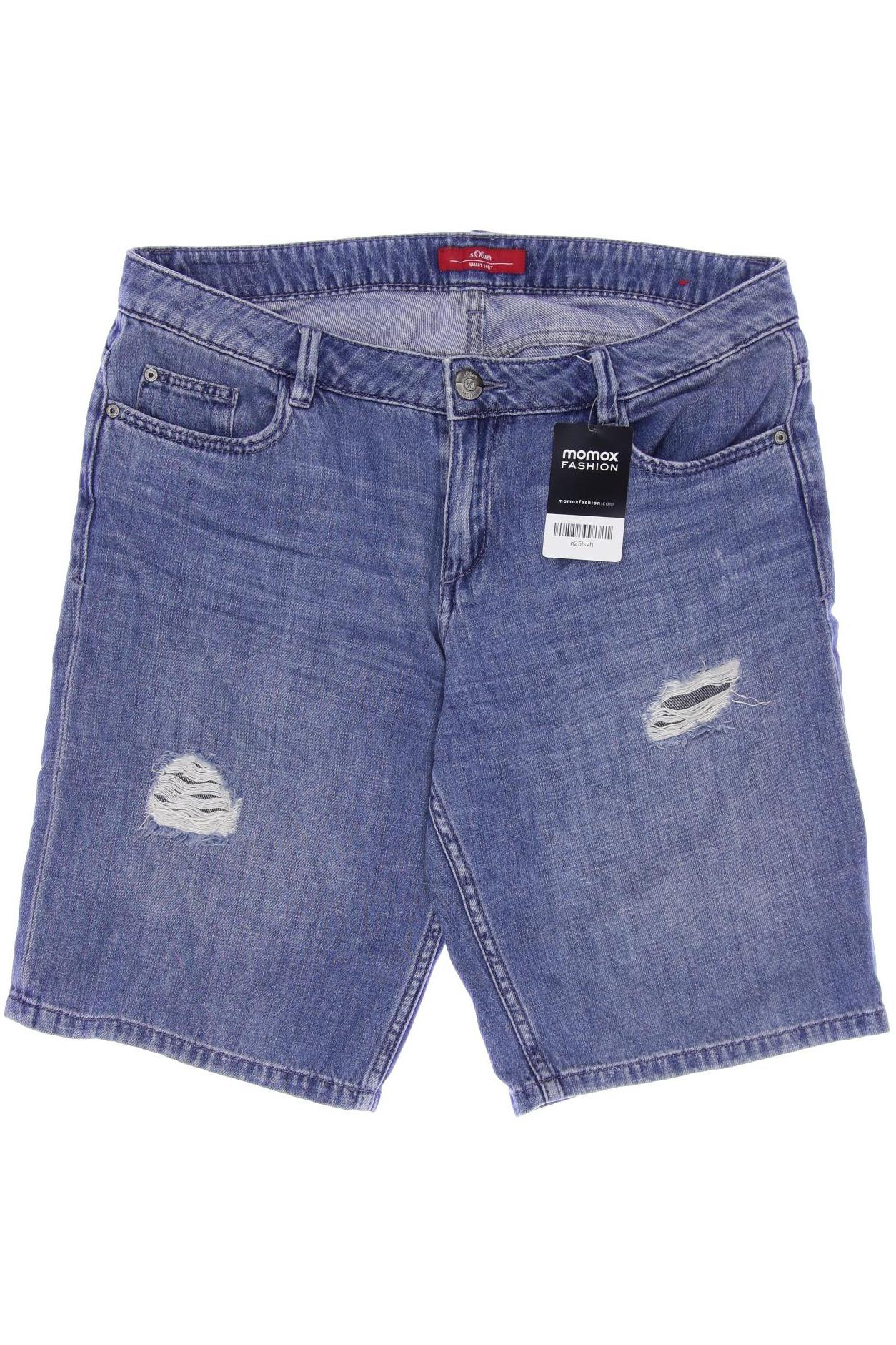 

s.Oliver Damen Shorts, blau, Gr. 34