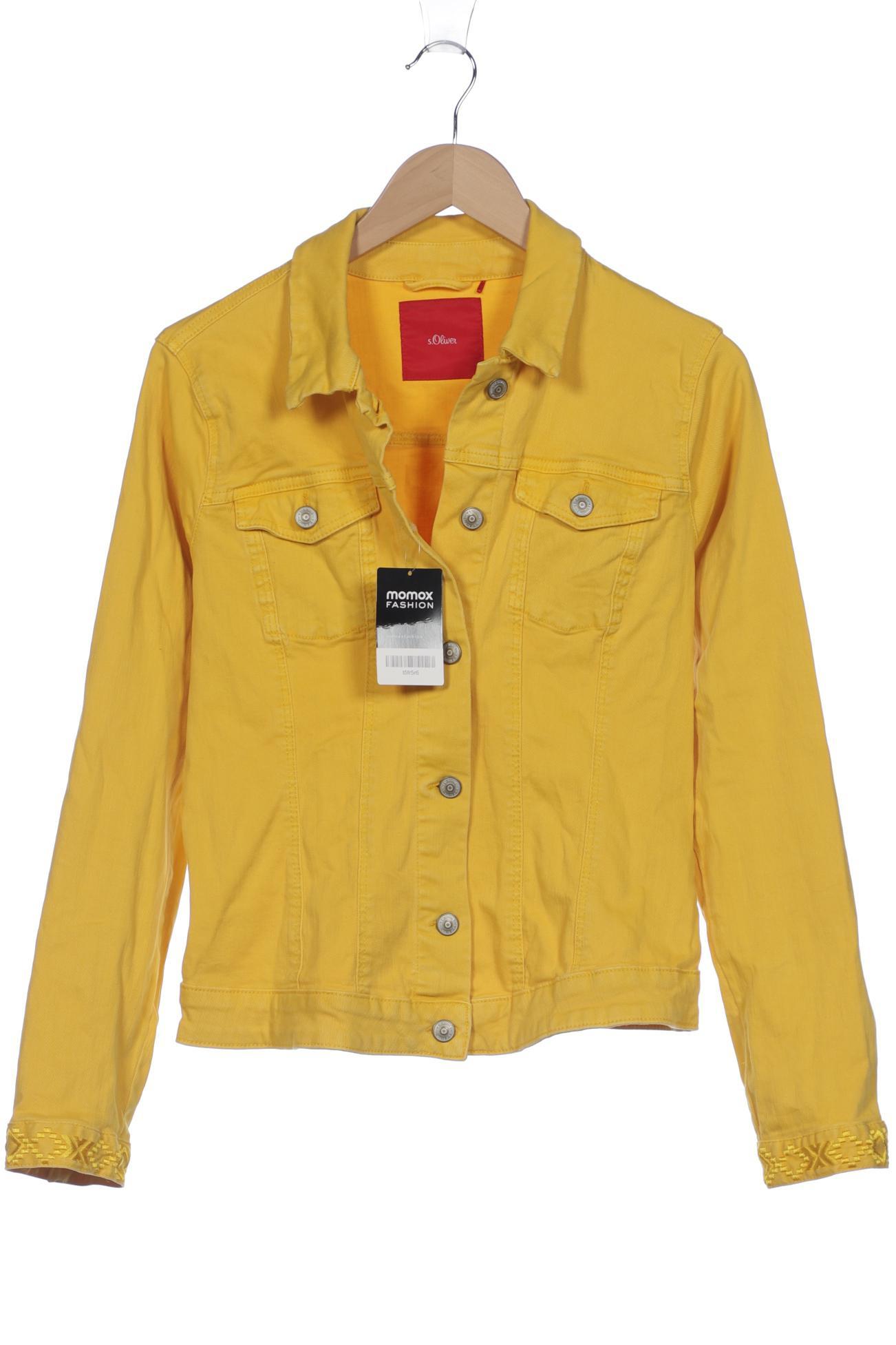 

s.Oliver Damen Jacke, gelb, Gr. 42
