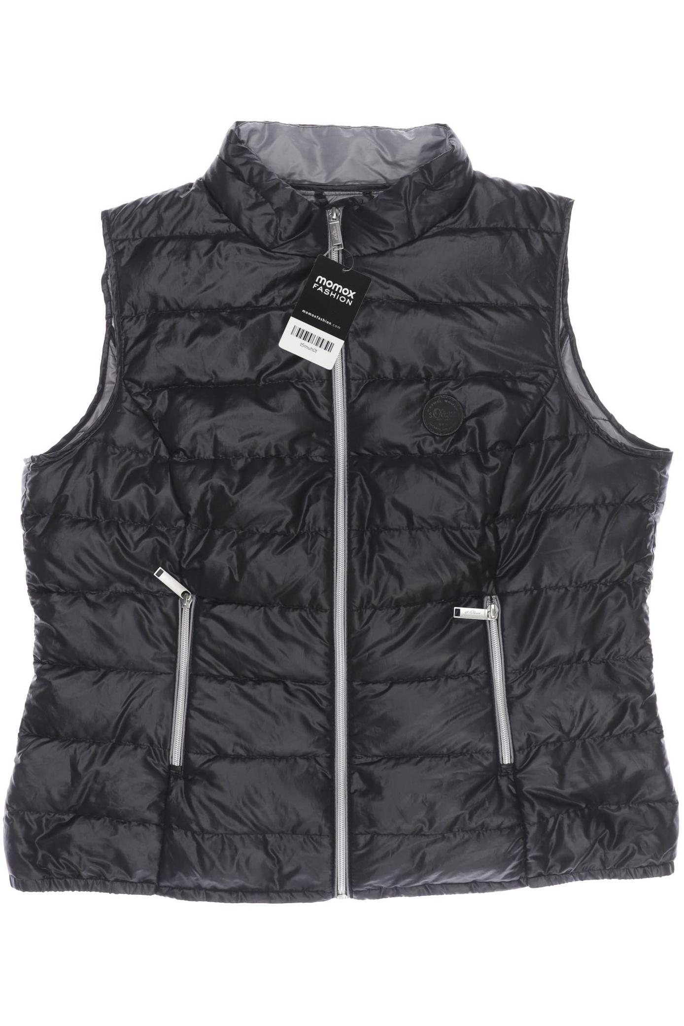 

s.Oliver Damen Weste, schwarz, Gr. 44