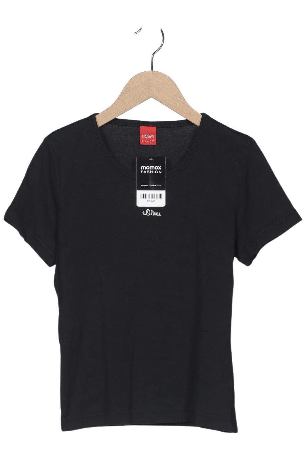 

s.Oliver Damen T-Shirt, schwarz, Gr. 38