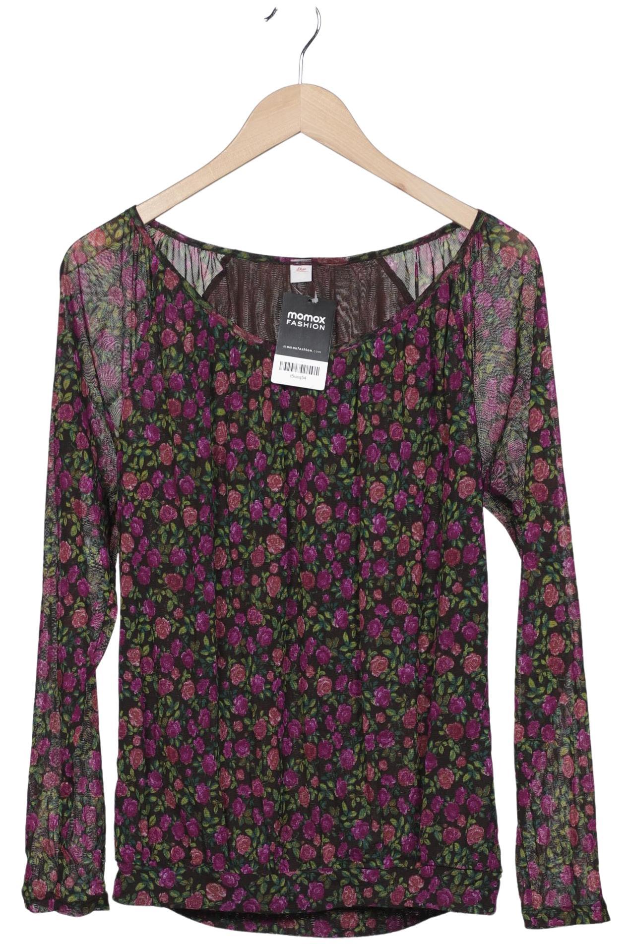 

s.Oliver Damen Langarmshirt, mehrfarbig, Gr. 38