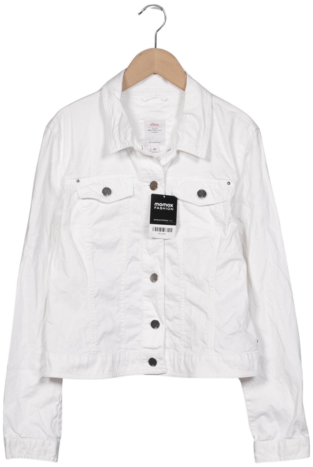 

s.Oliver Damen Jacke, weiß, Gr. 40