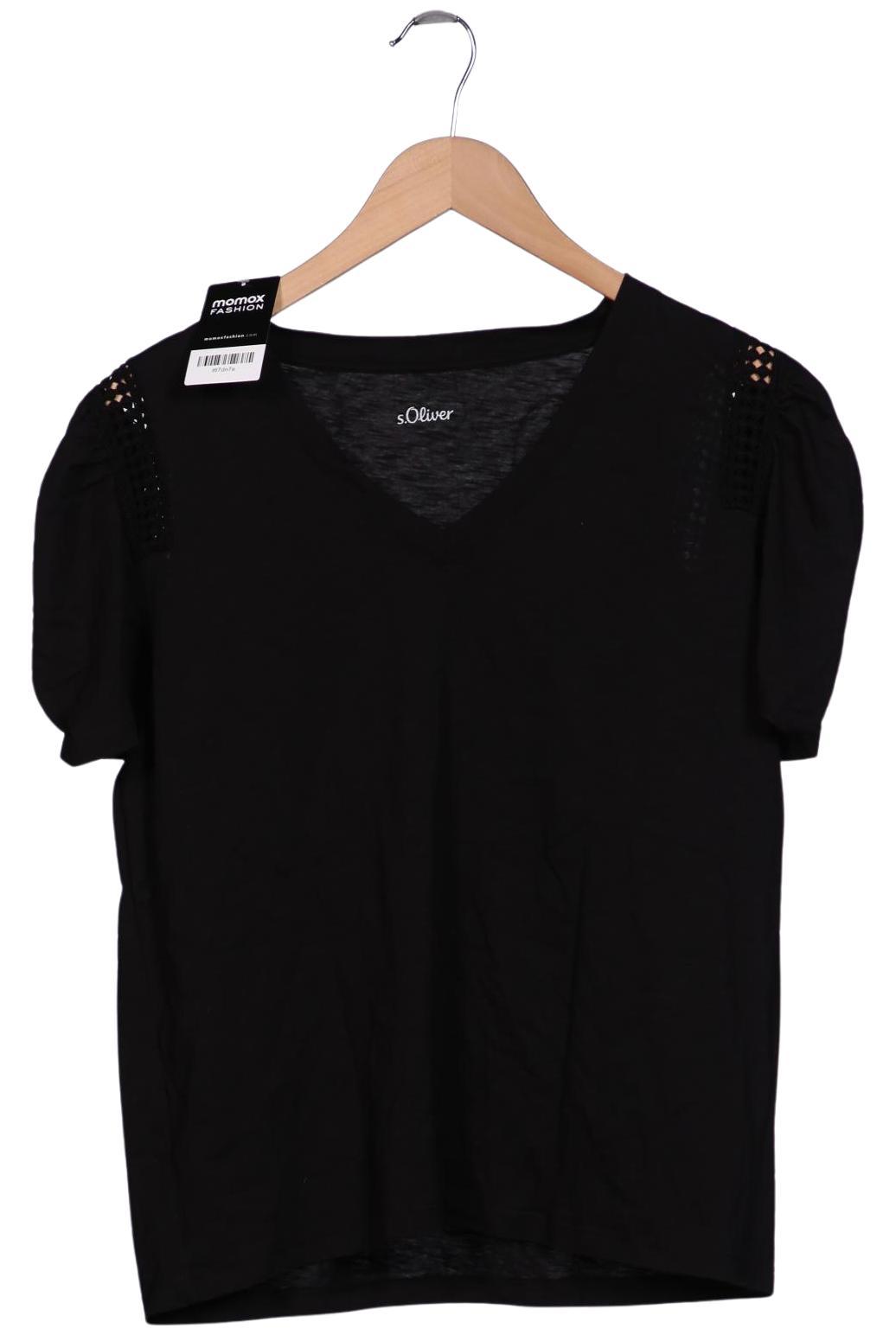 

s.Oliver Damen T-Shirt, schwarz, Gr. 42