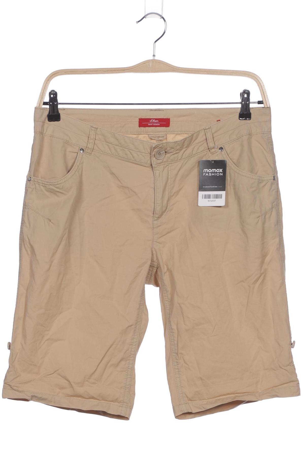 

s.Oliver Damen Shorts, beige, Gr. 40